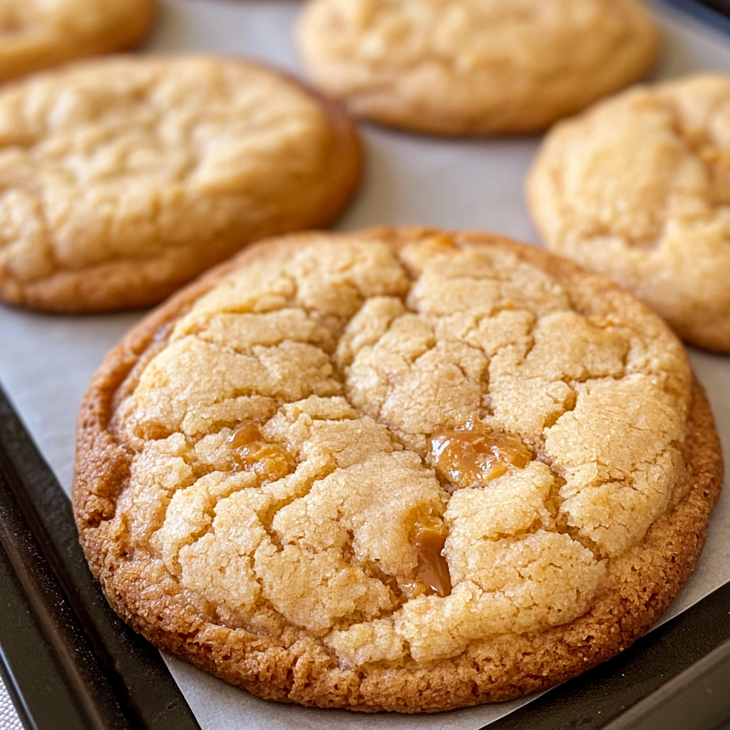 Golden Chewy Toffee Cookies with Buttery Toffee Bits