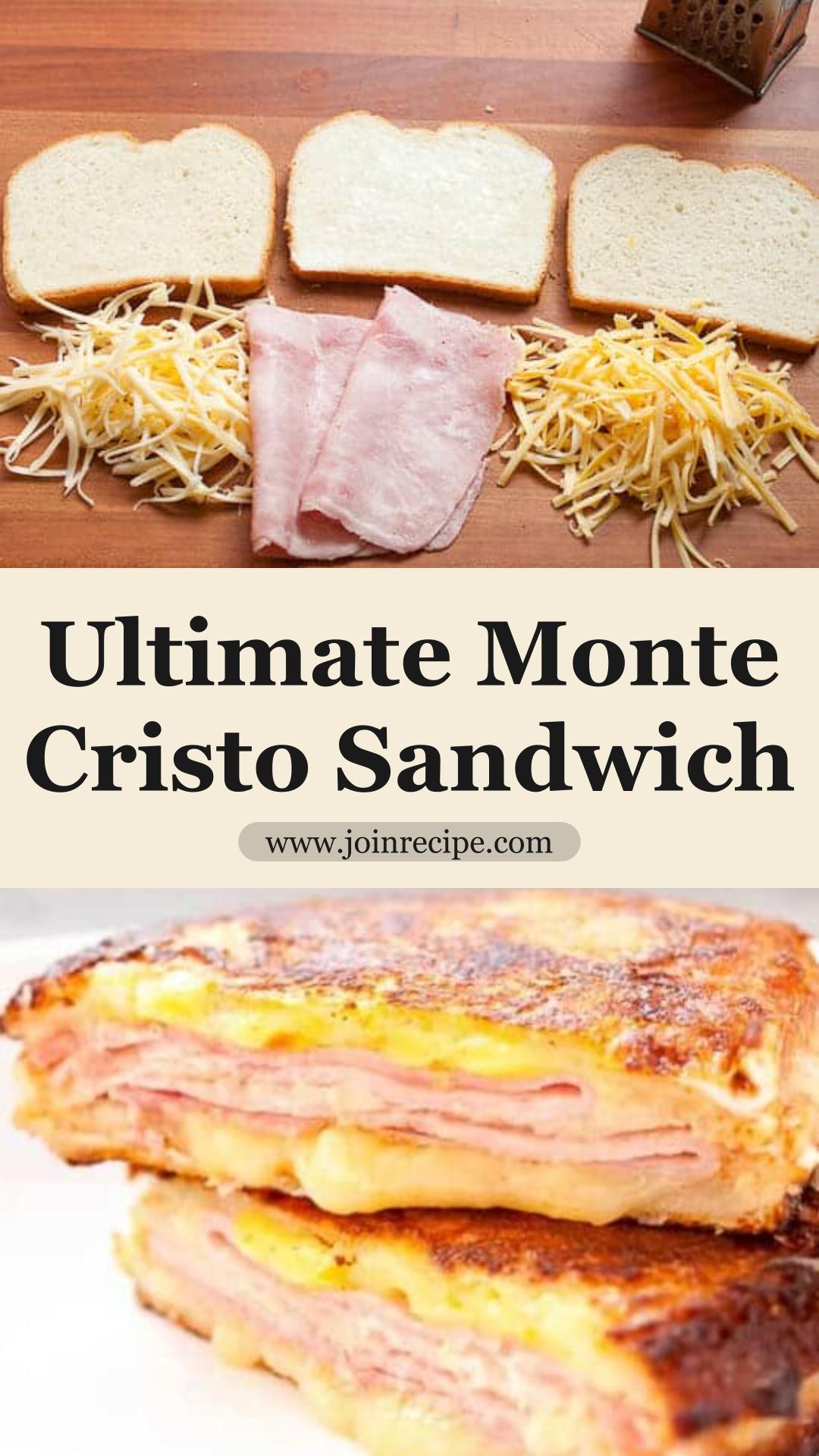 Classic Monte Cristo Sandwich with Melted Gouda and Golden Egg Coating — pin 2