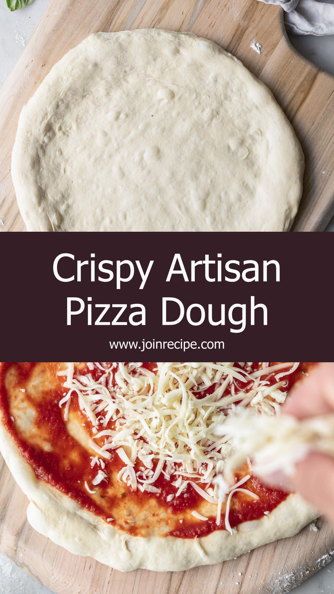 Artisan Pizza Dough With Crispy Bottom and Blistered Bubbles — pin 2