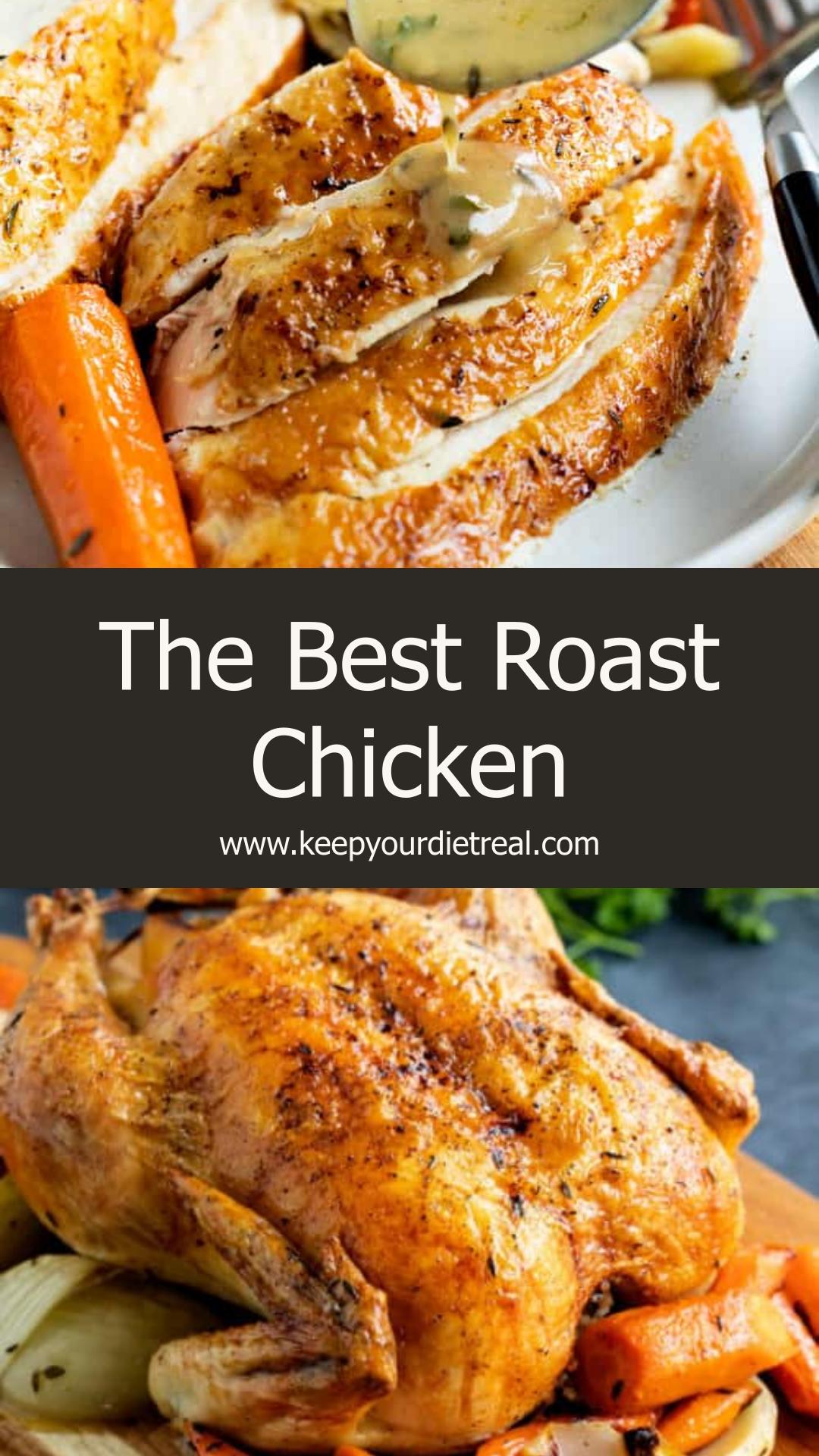 Ina Garten’s Roast Chicken with Thyme, Lemon, Roasted Vegetables, and Gravy — pin 2