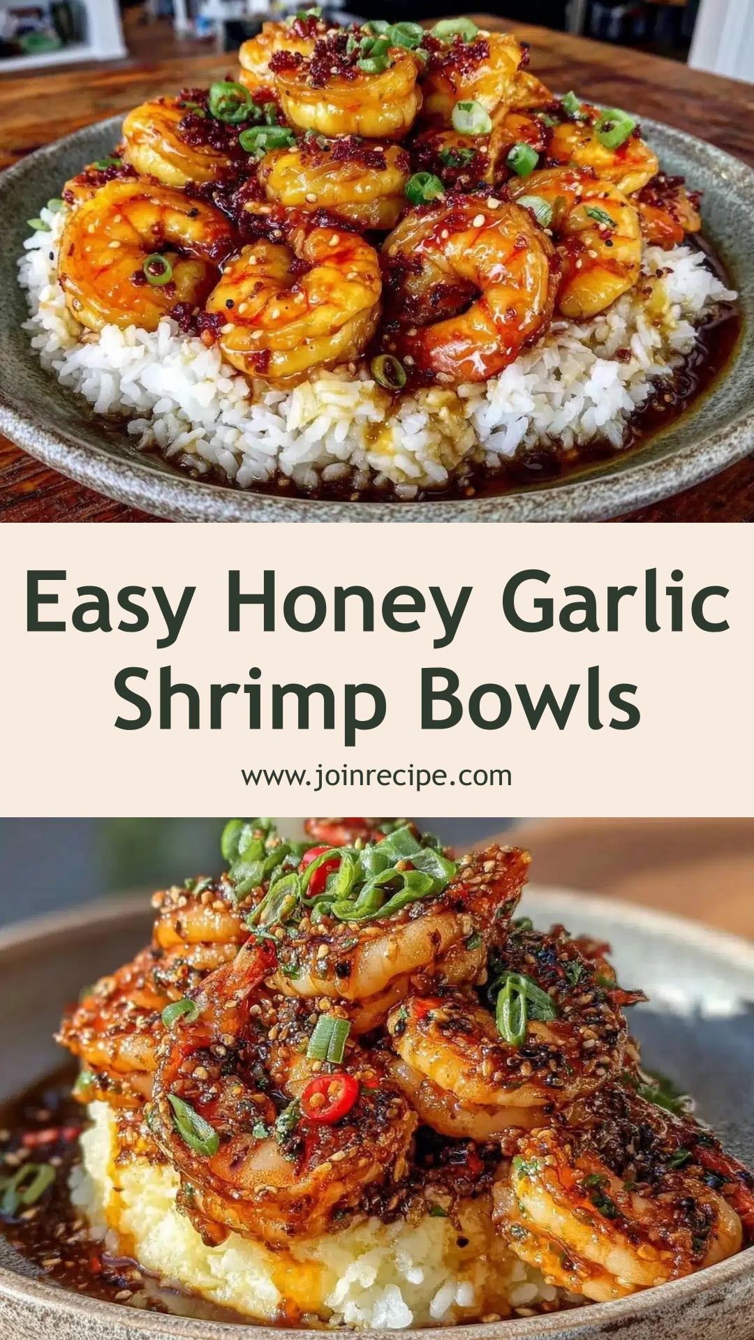 Honey Garlic Shrimp Bowls: Quick Sweet-Salty Delight in 30 Minutes — pin 2