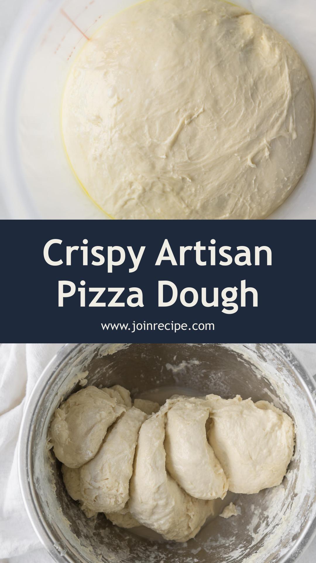 Artisan Pizza Dough With Crispy Bottom and Blistered Bubbles — pin 3