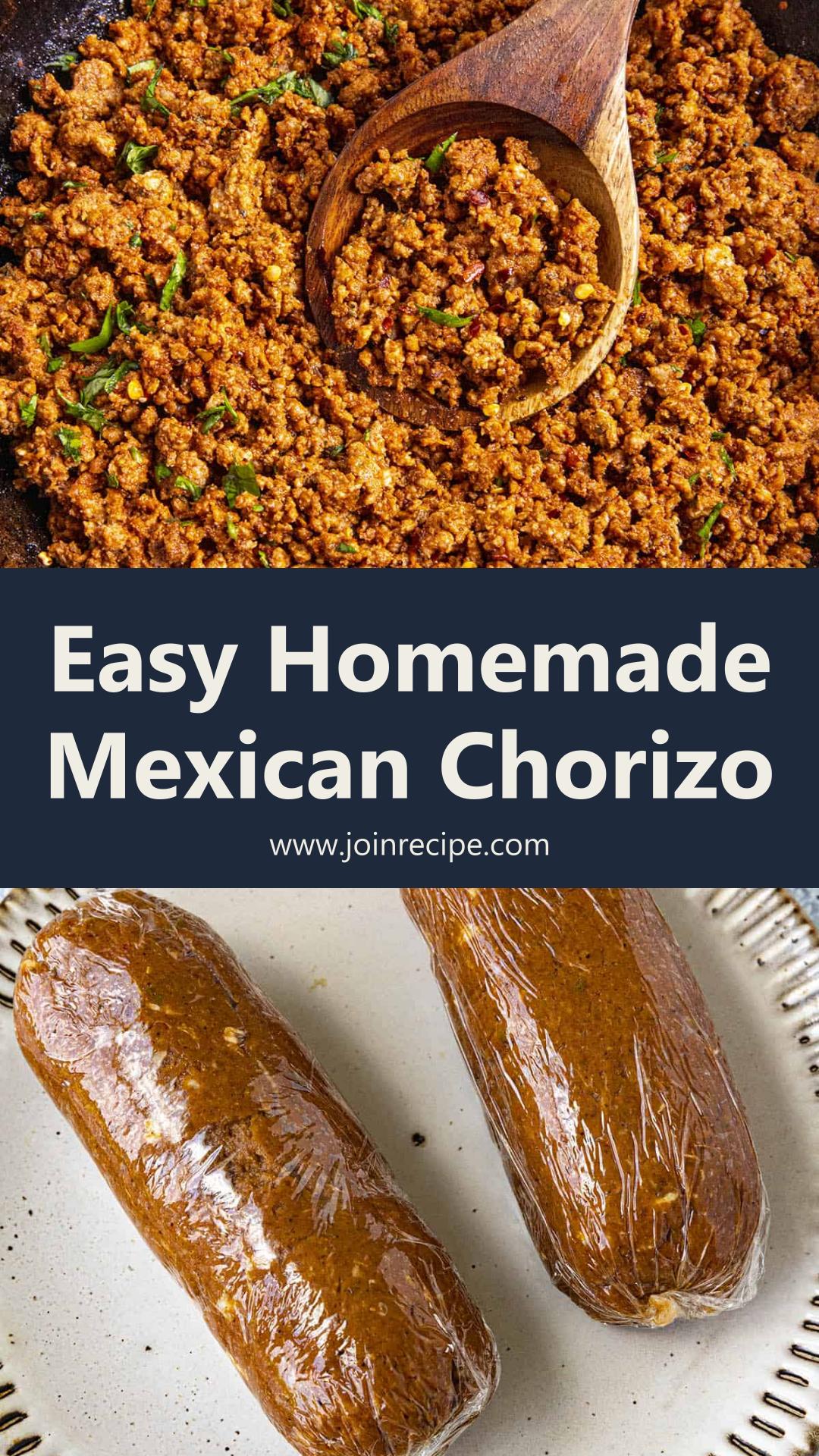 Homemade Mexican Chorizo with Bold Chile Flavor — pin 1