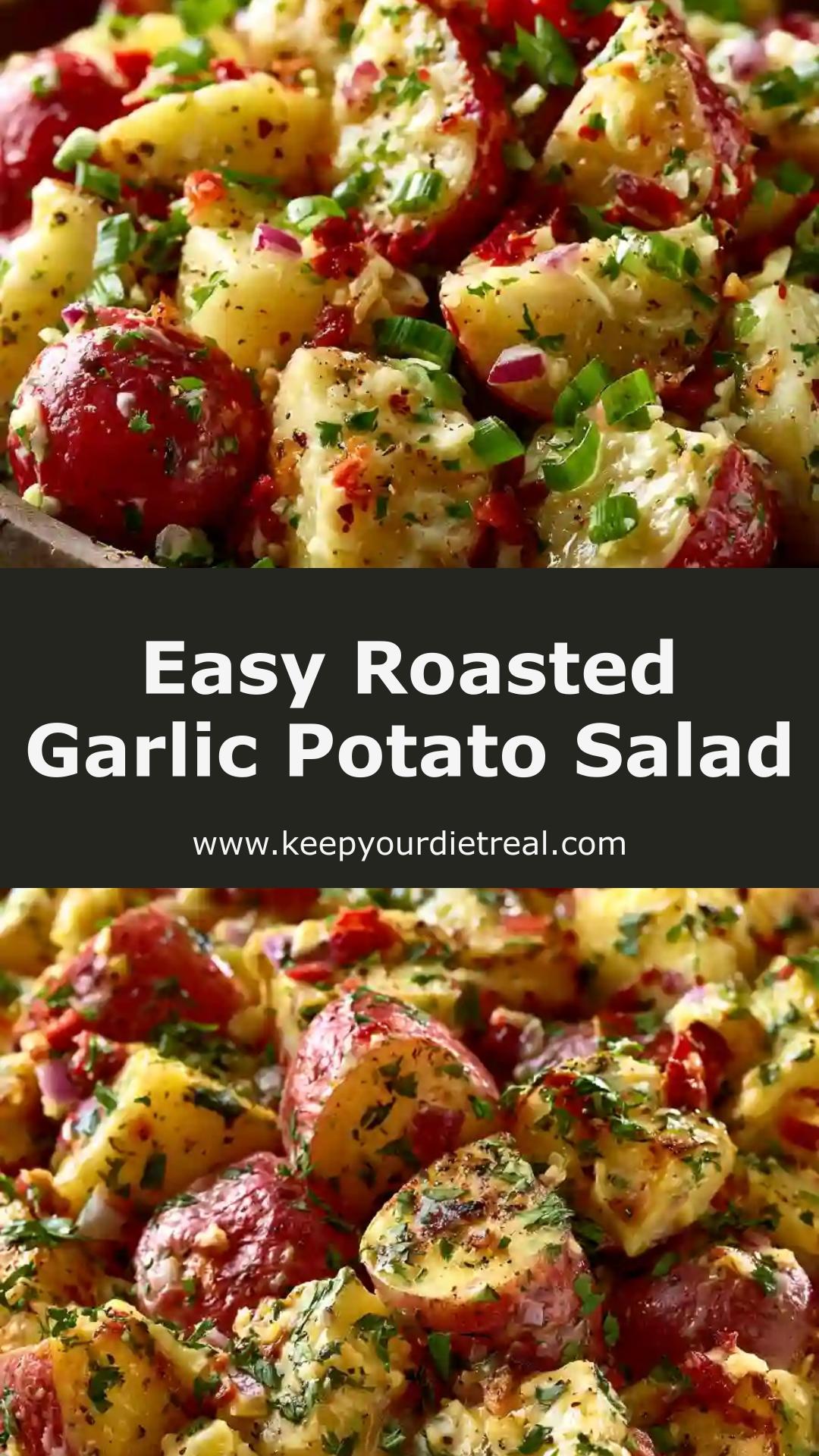 Roasted Garlic Red-Skin Potato Salad: Perfect Make-Ahead Picnic Side — pin 2