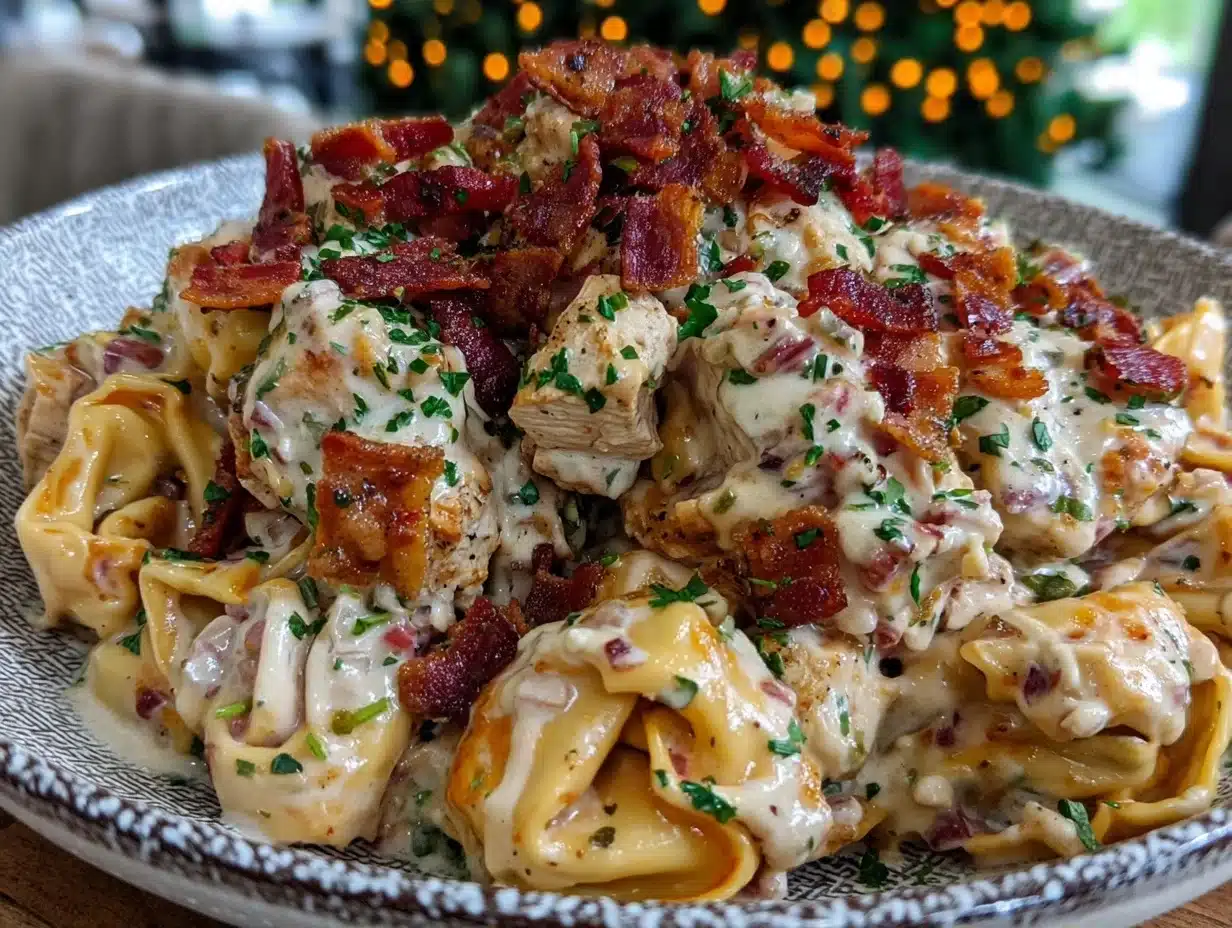 Crockpot Marry Me Chicken Tortellini with Creamy Parmesan Sauce