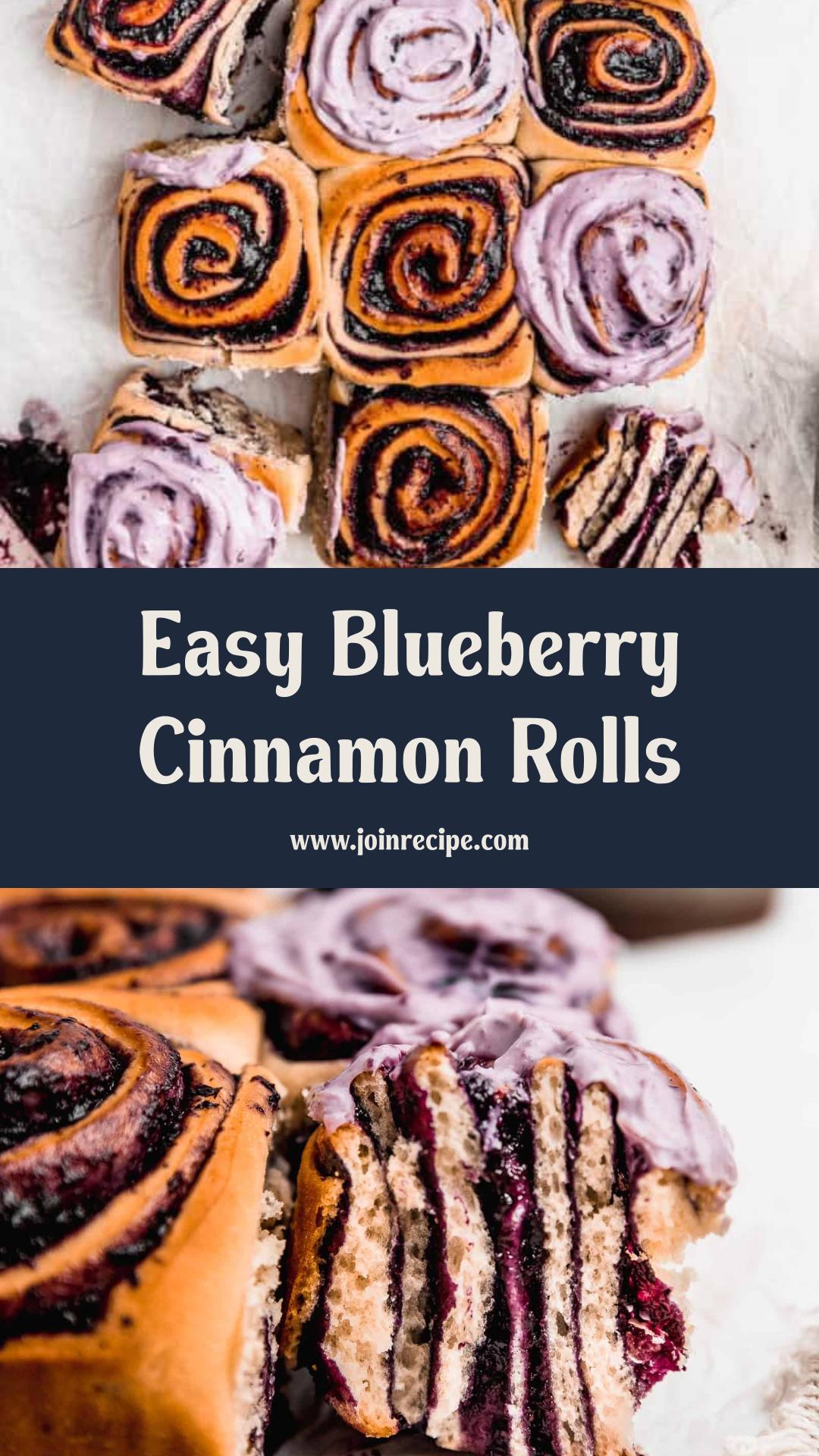 Blueberry Cinnamon Rolls — pin 2