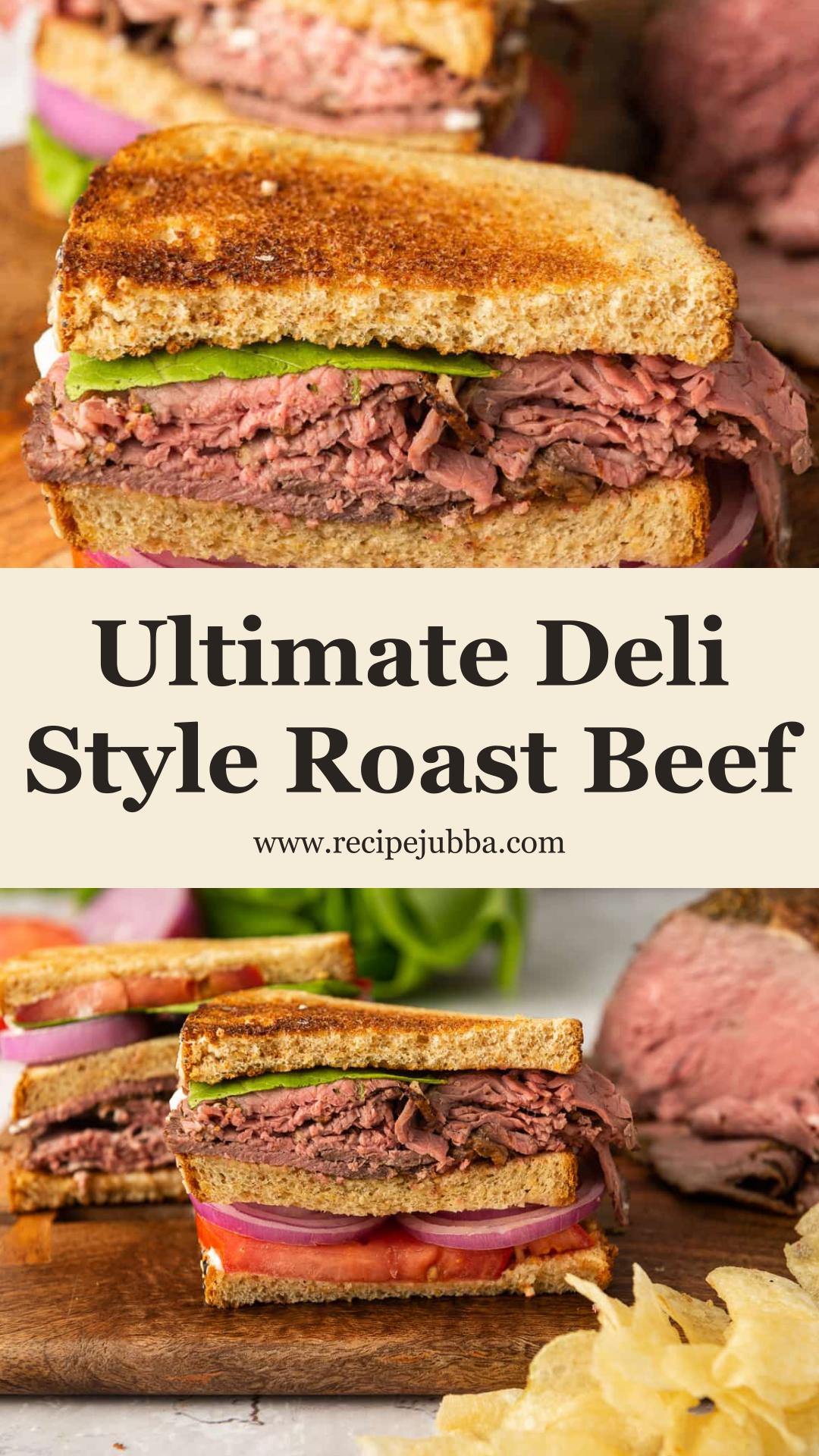 Deli Style Roast Beef with a Savory Herb Spice Crust — pin 4