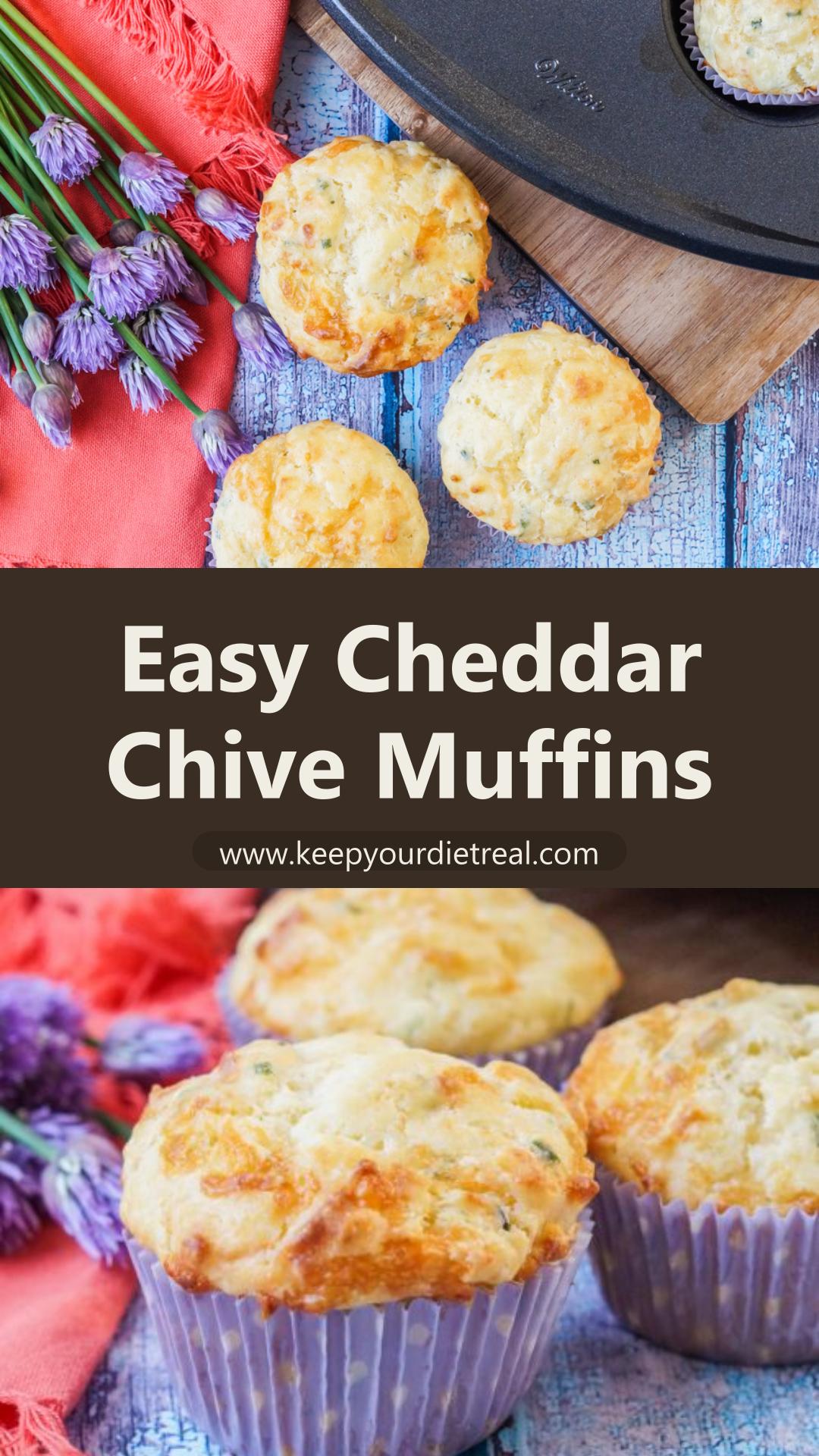 Cheddar Chive Mini Cornbread Muffins — pin 4