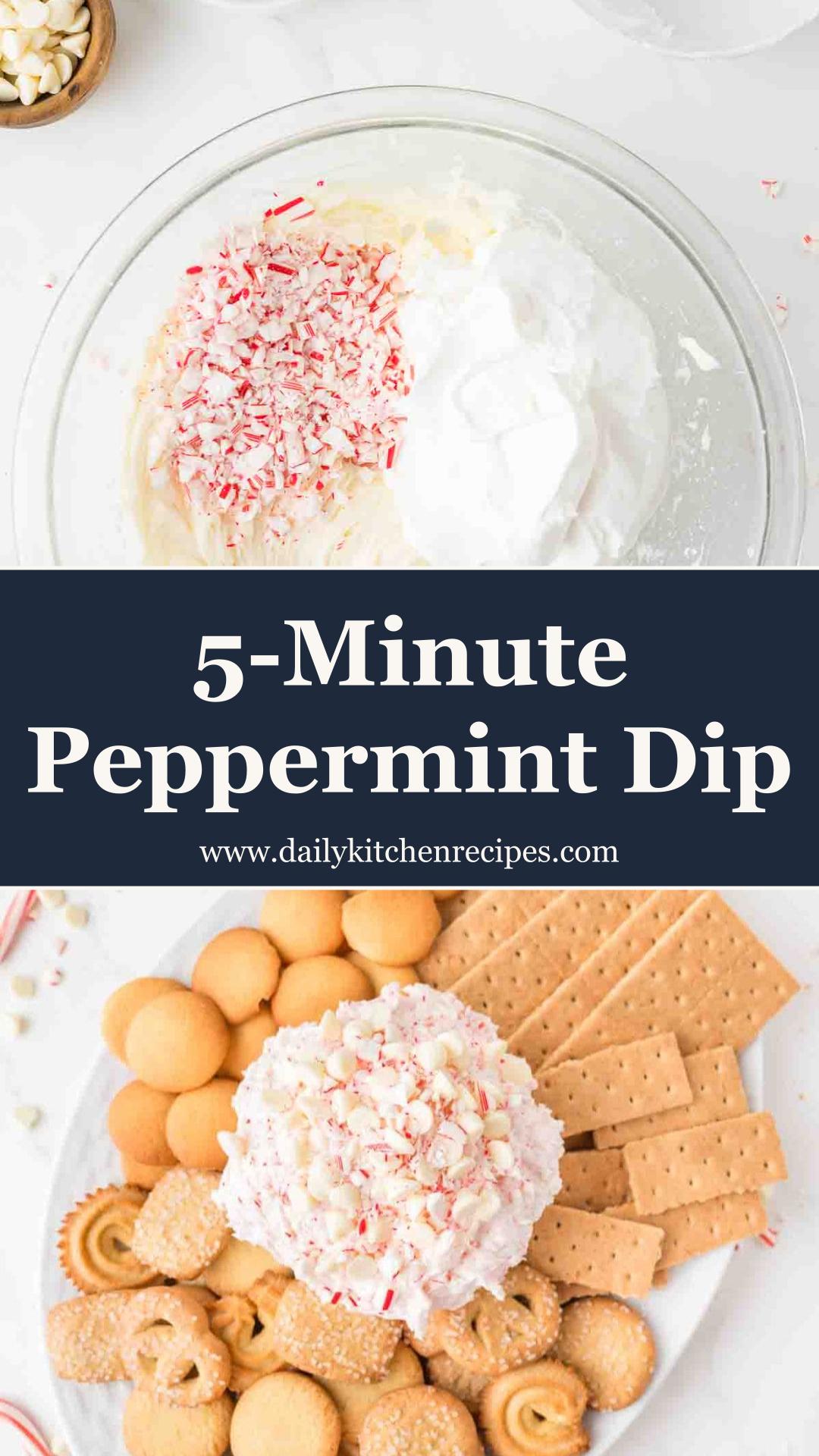 Peppermint Dip 6 Ingredients Easy Delicious — pin 2