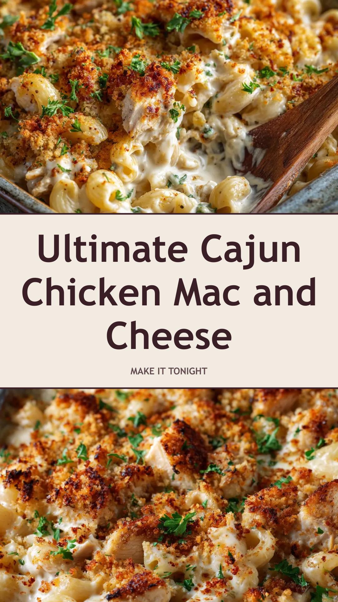 Cajun Chicken Mac and Cheese with Andouille Sausage — pin 1