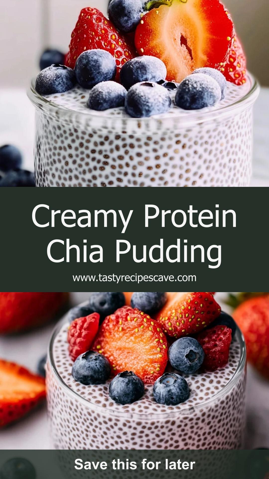 Protein Chia Seed Pudding: Creamy Make-Ahead Breakfast — pin 2