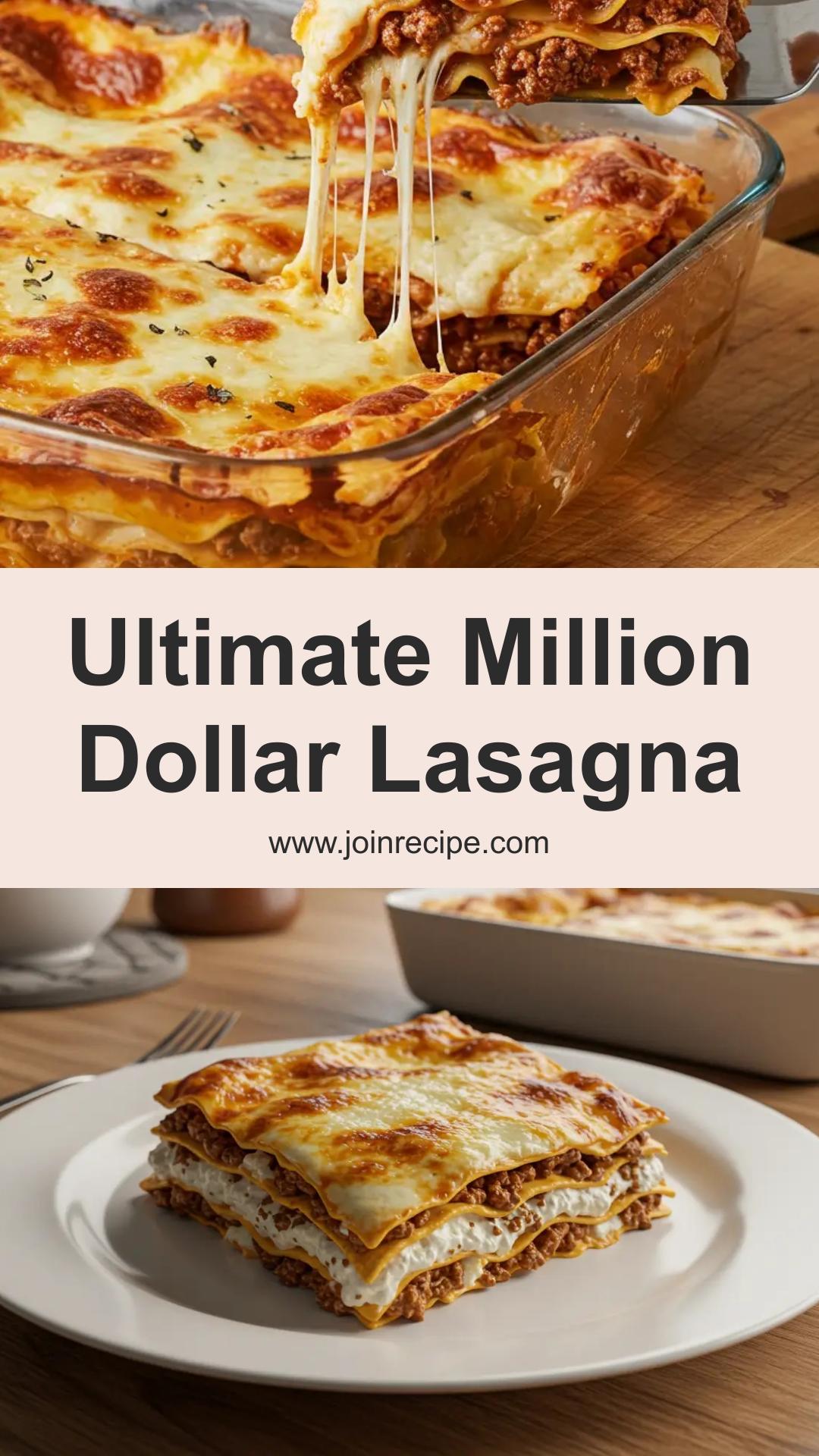 Million Dollar Lasagna with Cottage Cheese: Creamy Layers and Bold Flavors — pin 1