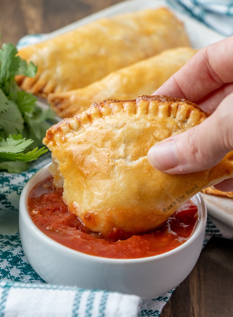 Easy Beef Empanadas with Flaky Pie Crust and Mexican Cheese