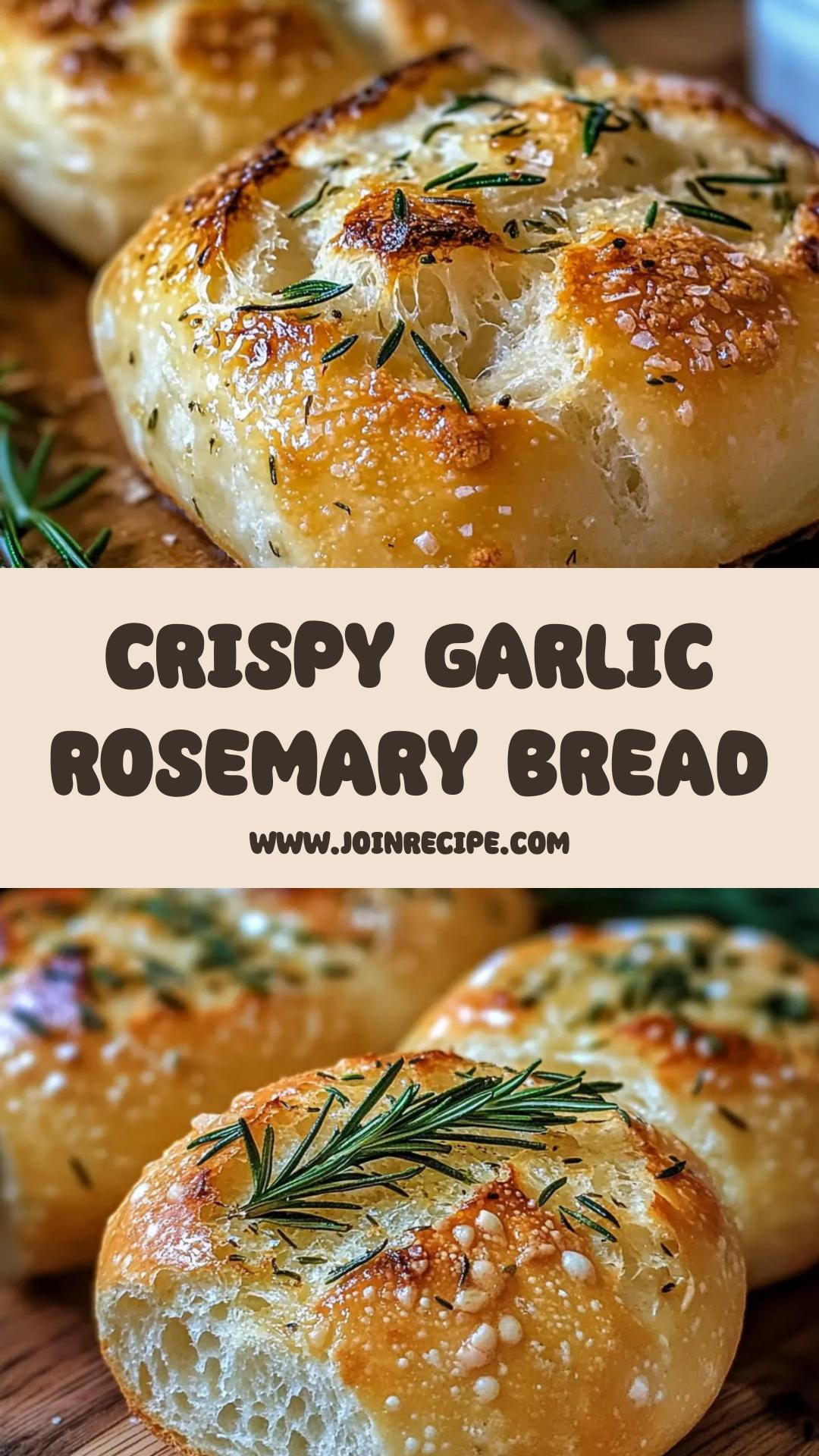 Crispy Garlic Rosemary Bread: A Fragrant, Homemade Delight — pin 3