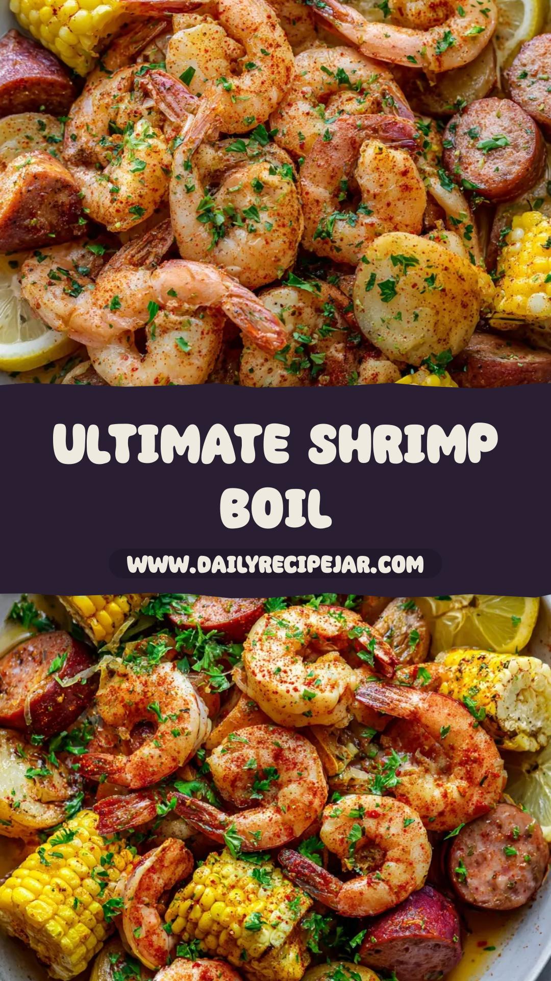 Shrimp Boil with Andouille and Spiced Butter — pin 2