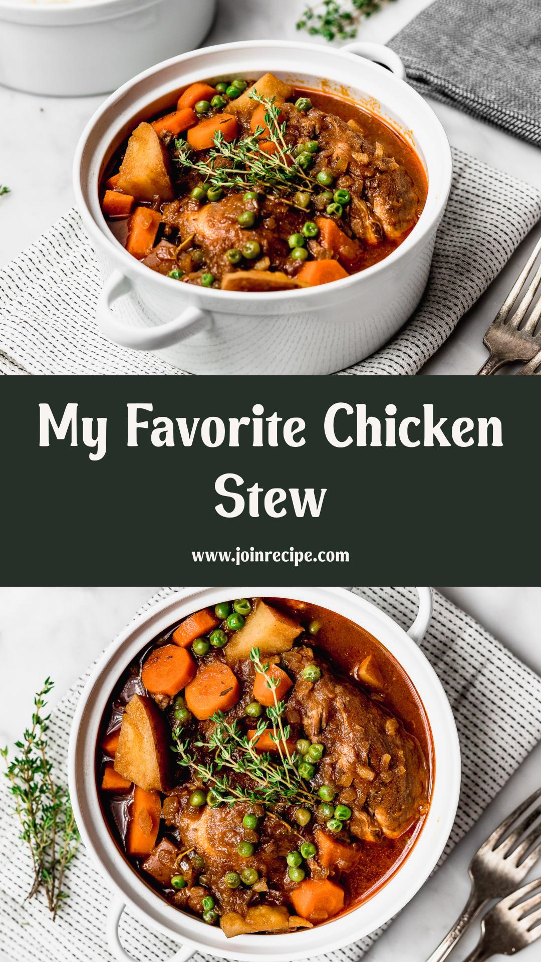 My Favorite Chicken Stew — pin 1