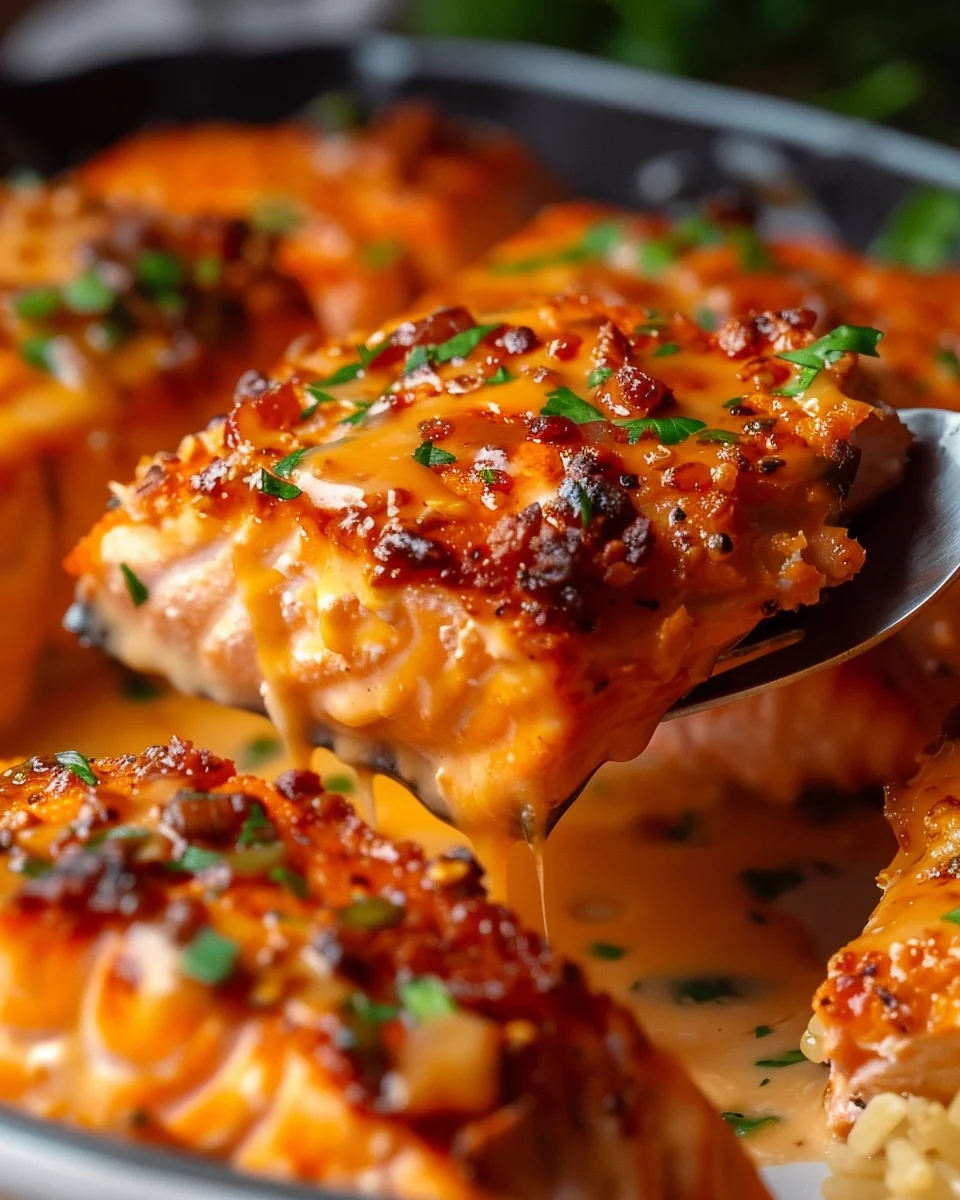 Bang Bang Salmon with Creamy Sweet Chili Sriracha Sauce