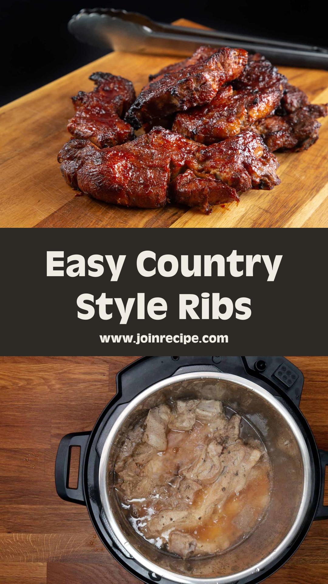 Instant Pot Country Style Ribs: Tender and Flavorful BBQ Delight — pin 2
