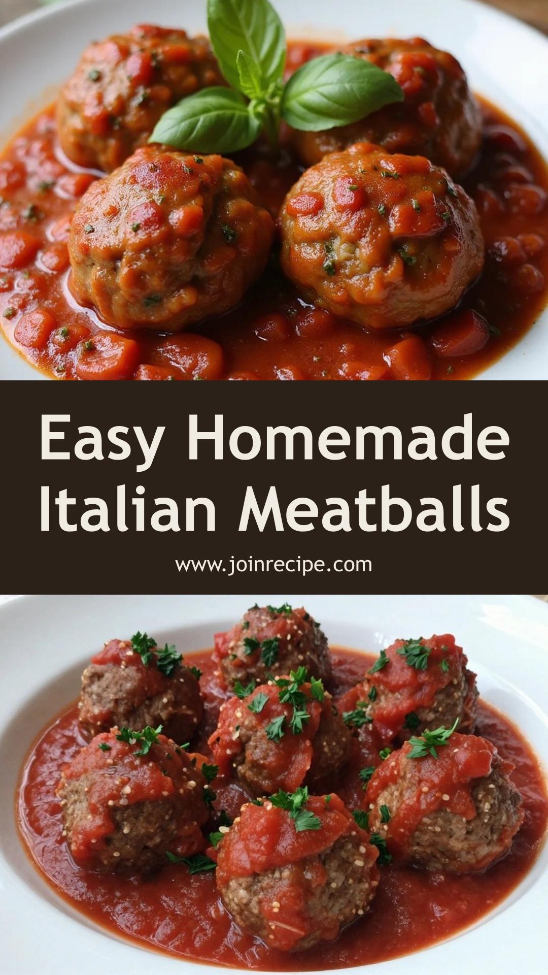 Easy Homemade Italian Meatballs: Flavorful, Breadcrumb-Free Delight — pin 3
