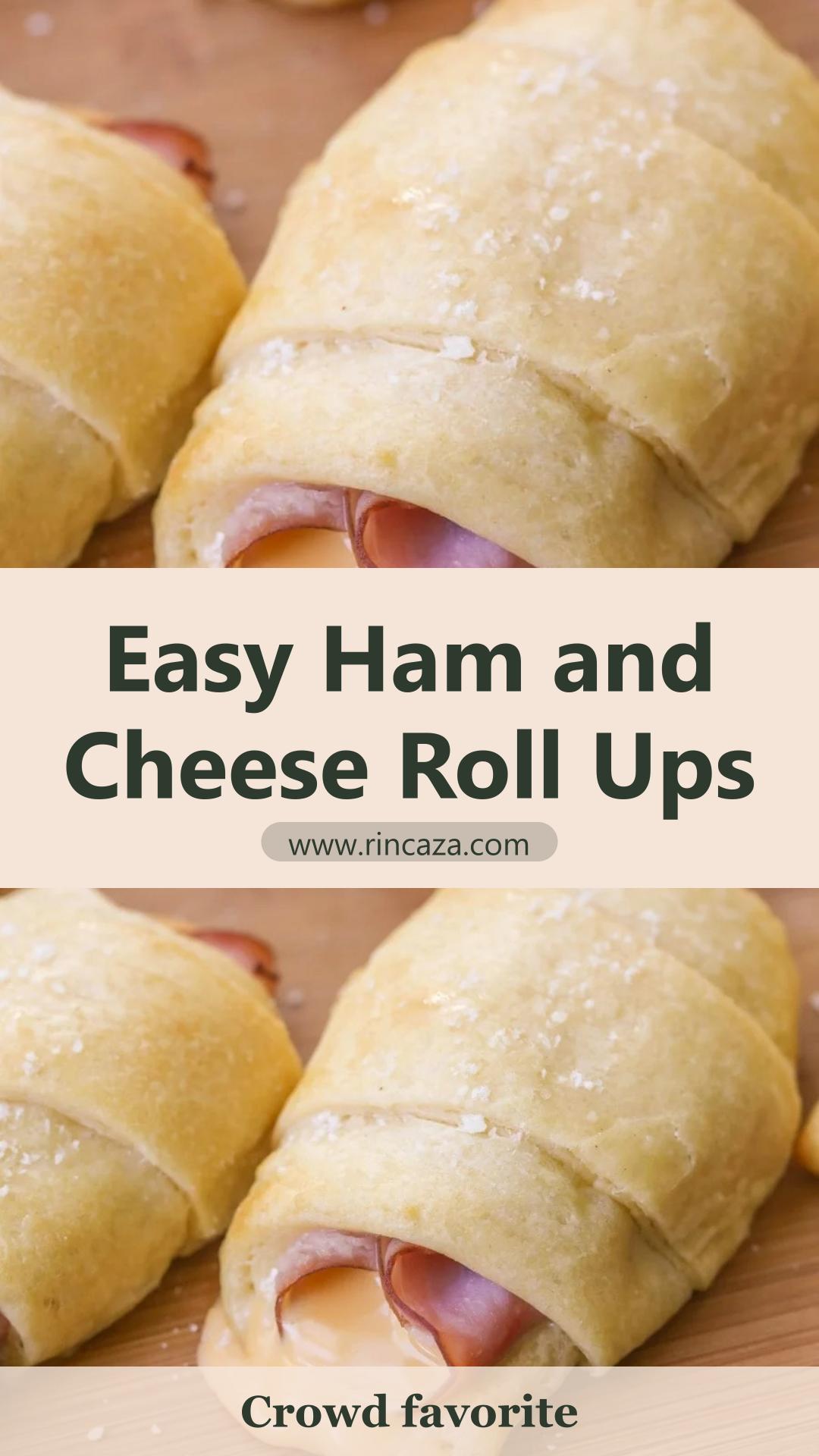 Hot Ham and Cheese Roll Ups With Soft Crescent Dough — pin 2