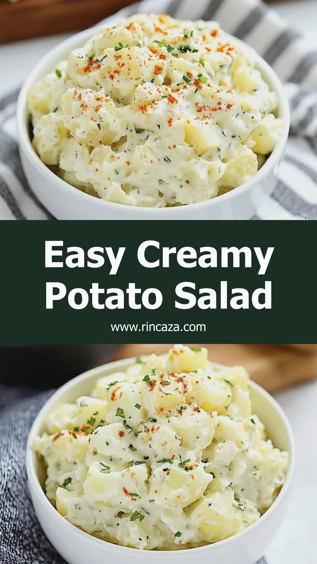 Old Fashioned Potato Salad: Easy and Creamy Classic Side Dish — pin 1