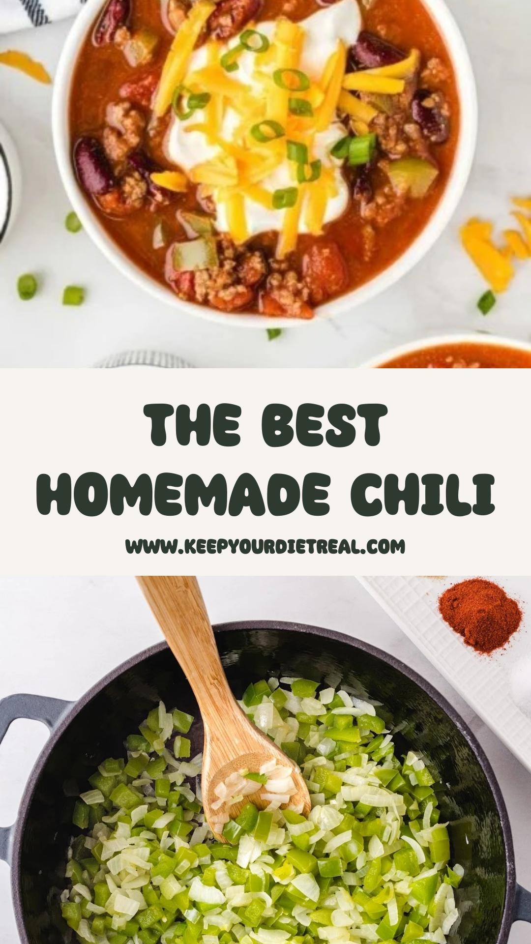 Homemade Chili with Smoky Spices and Tender Kidney Beans — pin 1
