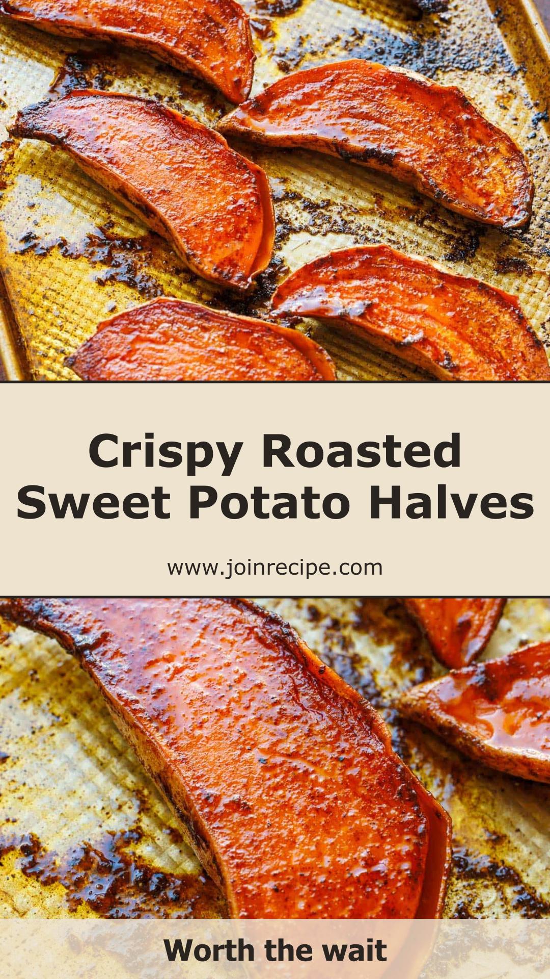 Roasted Sweet Potato Halves with Caramelized Butter and Crisp Edges — pin 1