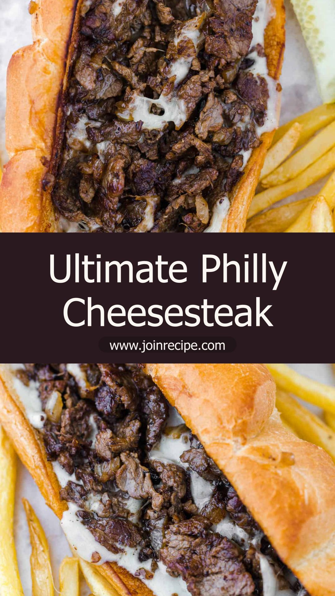 Philly Cheesesteak with Tender Ribeye and Melted Provolone — pin 3