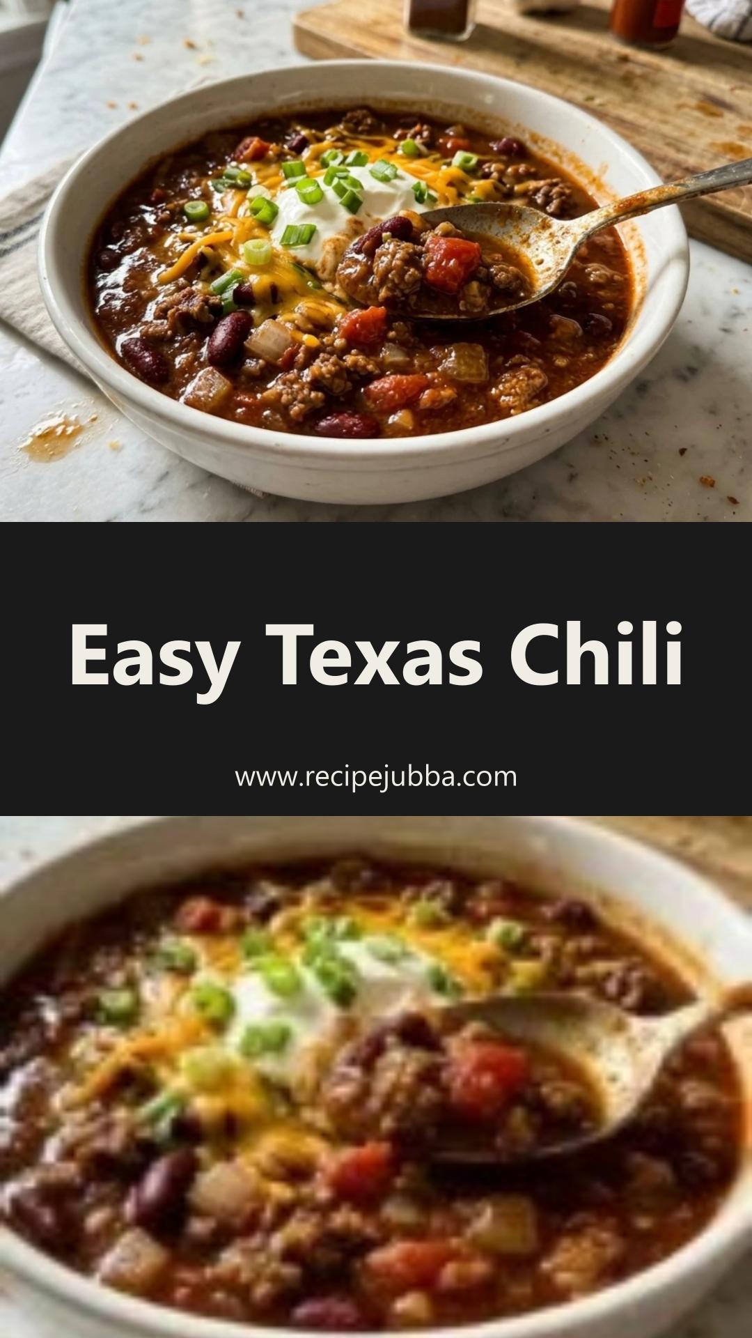 Easy Texas Chili: A Hearty Meal Prep Favorite — pin 1