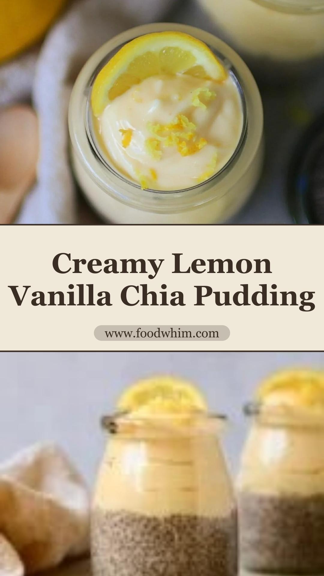 Lemon Vanilla Chia Pudding With Tart Coconut Lemon Layers — pin 2