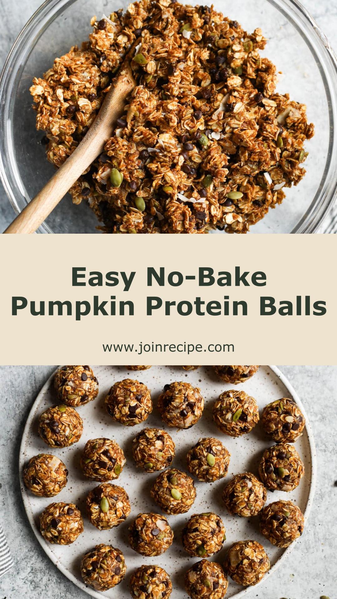 No-Bake Pumpkin Protein Balls — pin 2
