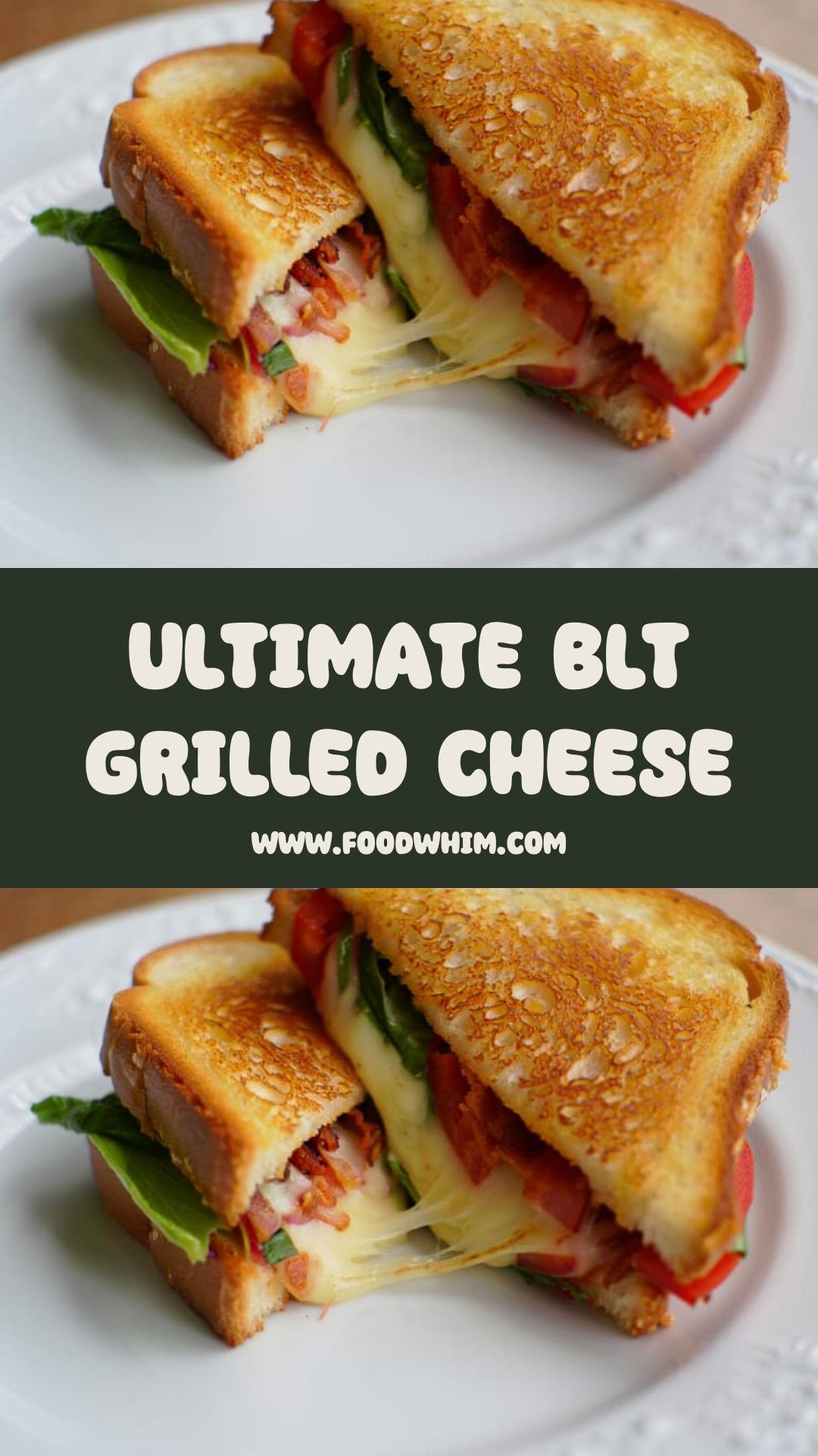 Ultimate BLT Grilled Cheese Sandwich: Crunchy Bacon and Fresh Veggies Unite — pin 1