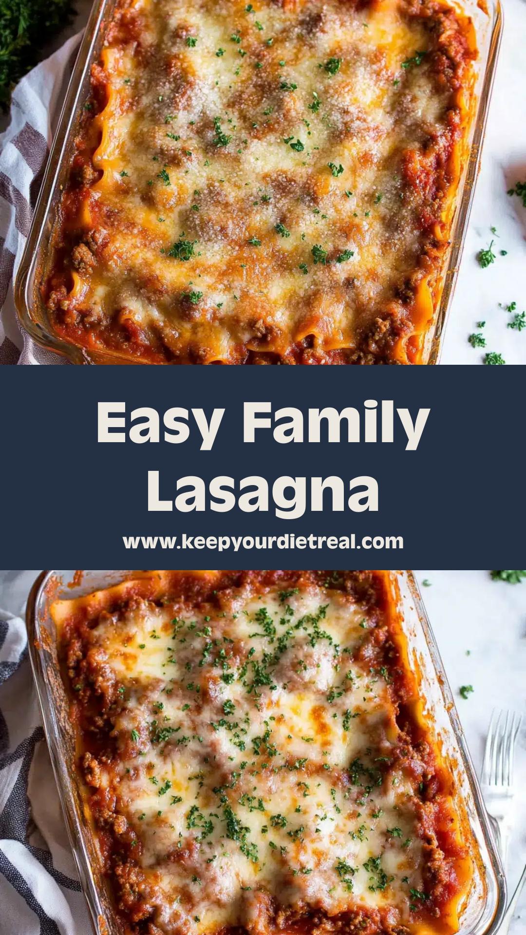 Easy Lasagna: Hearty Comfort Food for Family Dinners — pin 3