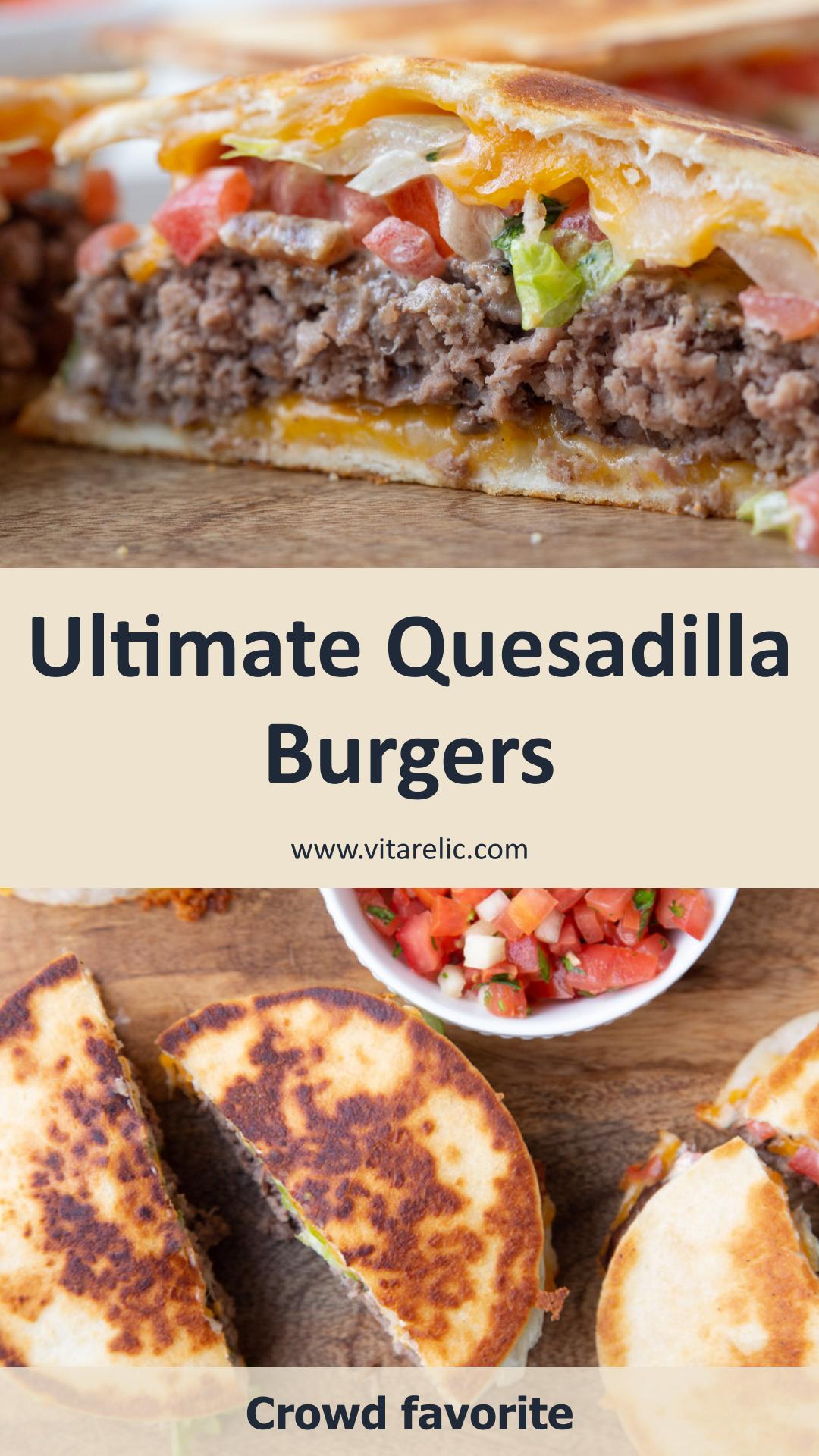 Quesadilla Burgers with Chipotle Mayo and Colby Jack — pin 3