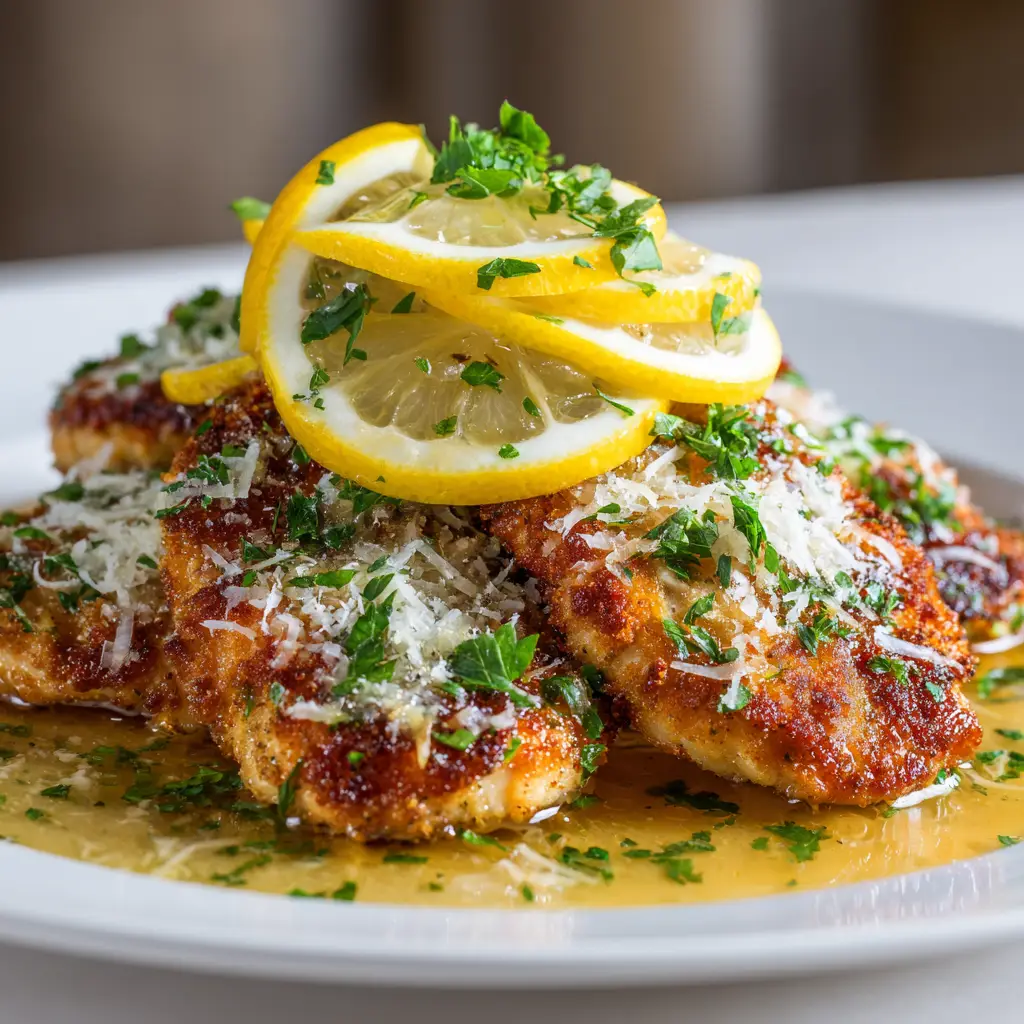 Lemon Chicken Romano with Lemon Butter Sauce