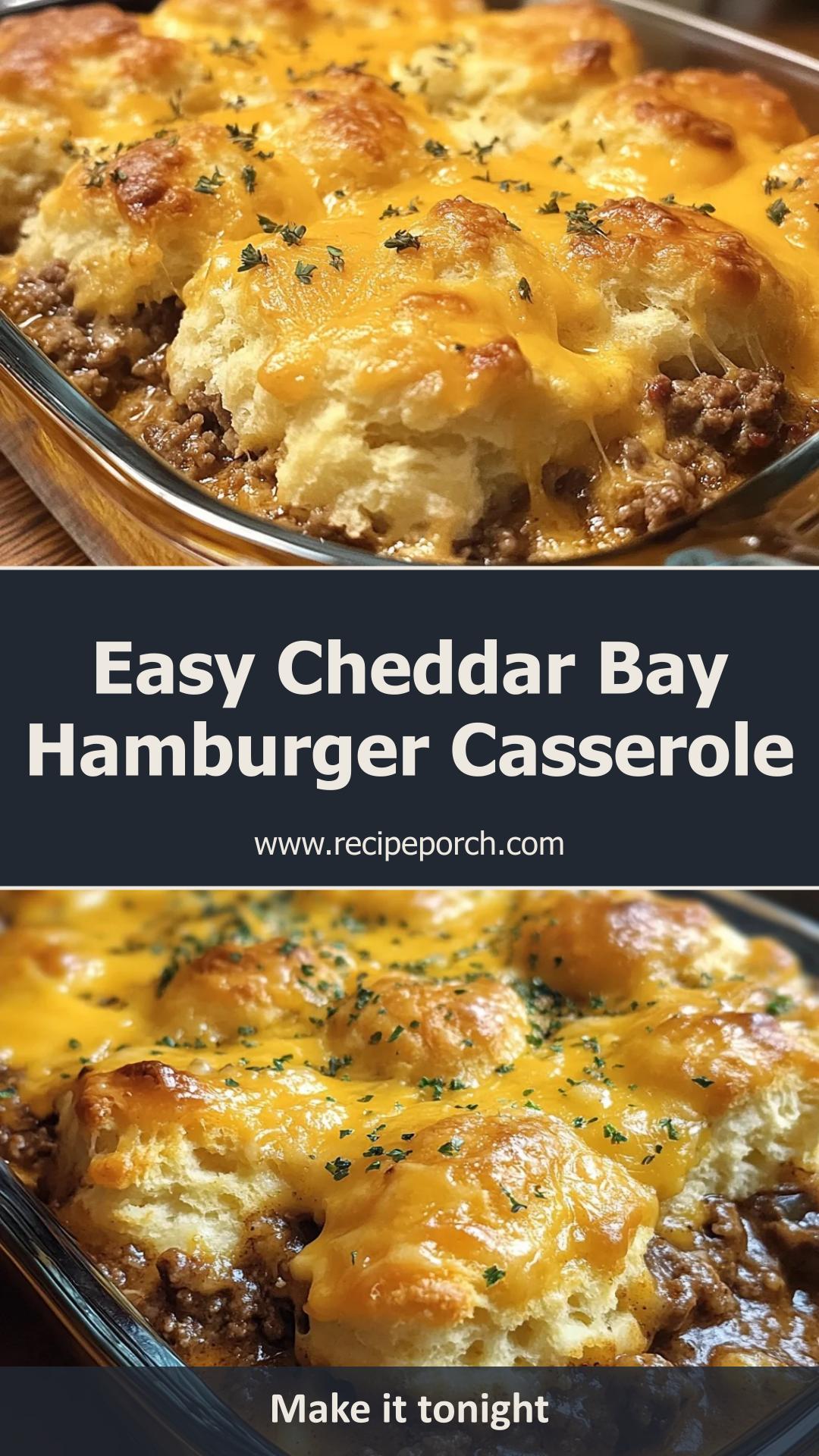 Cheddar Bay Hamburger Casserole with Creamy Mushroom Beef — pin 2
