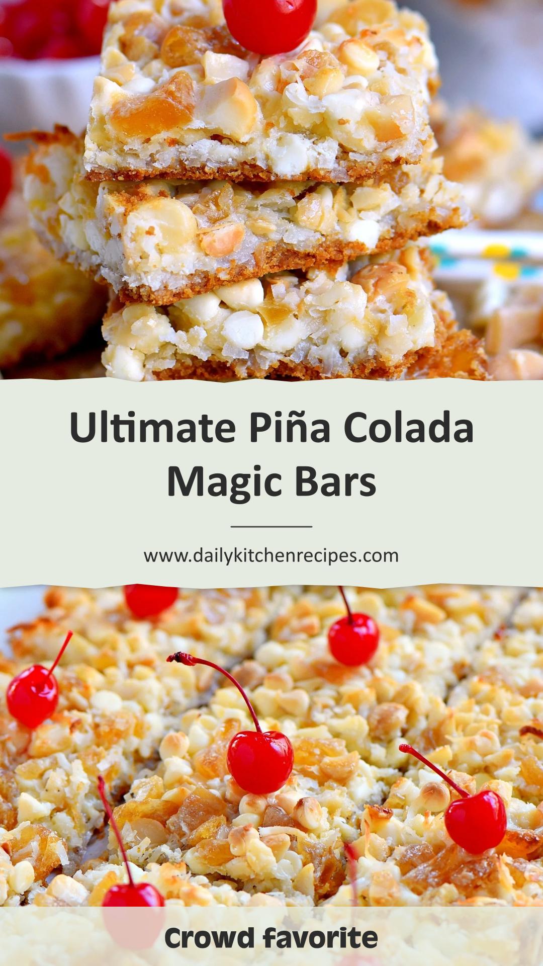 Piña Colada Magic Bars 7 Ingredients Ultimate Delicious — pin 2
