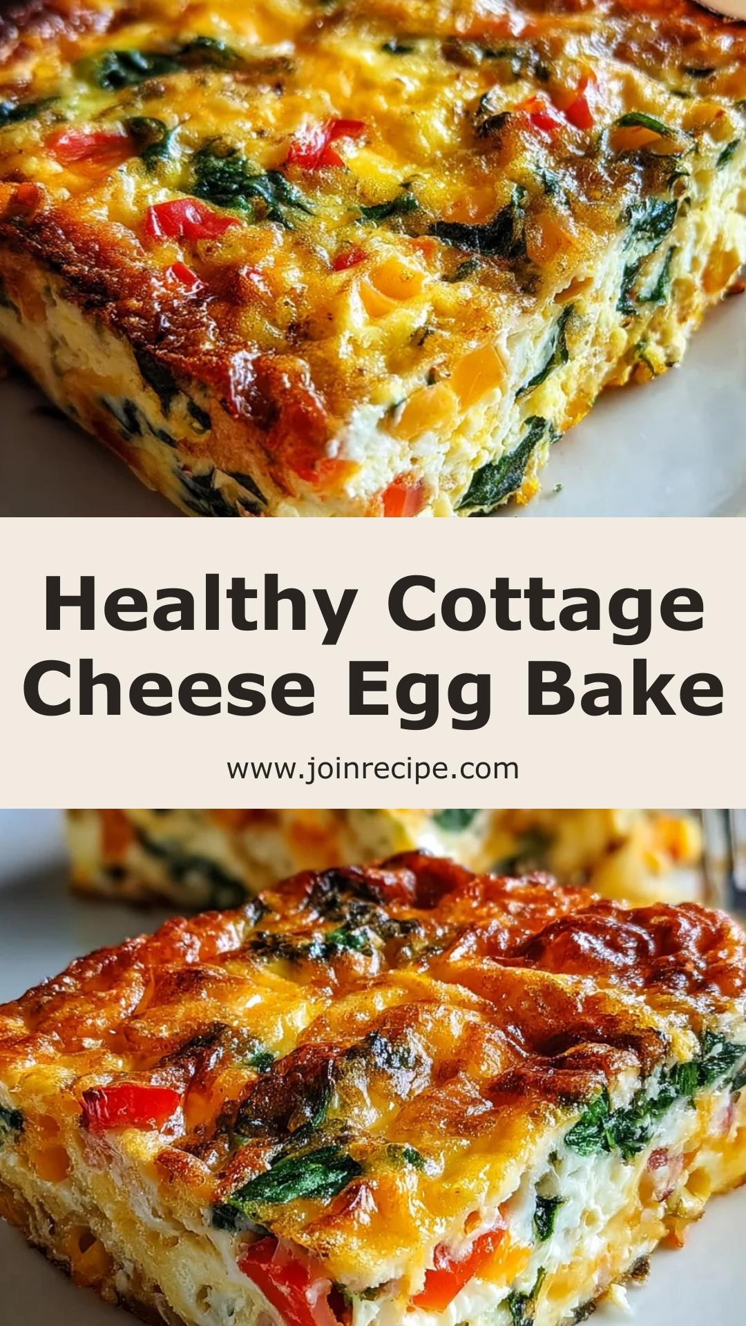 Cottage Cheese Egg Bake: A High-Protein Breakfast Delight — pin 1