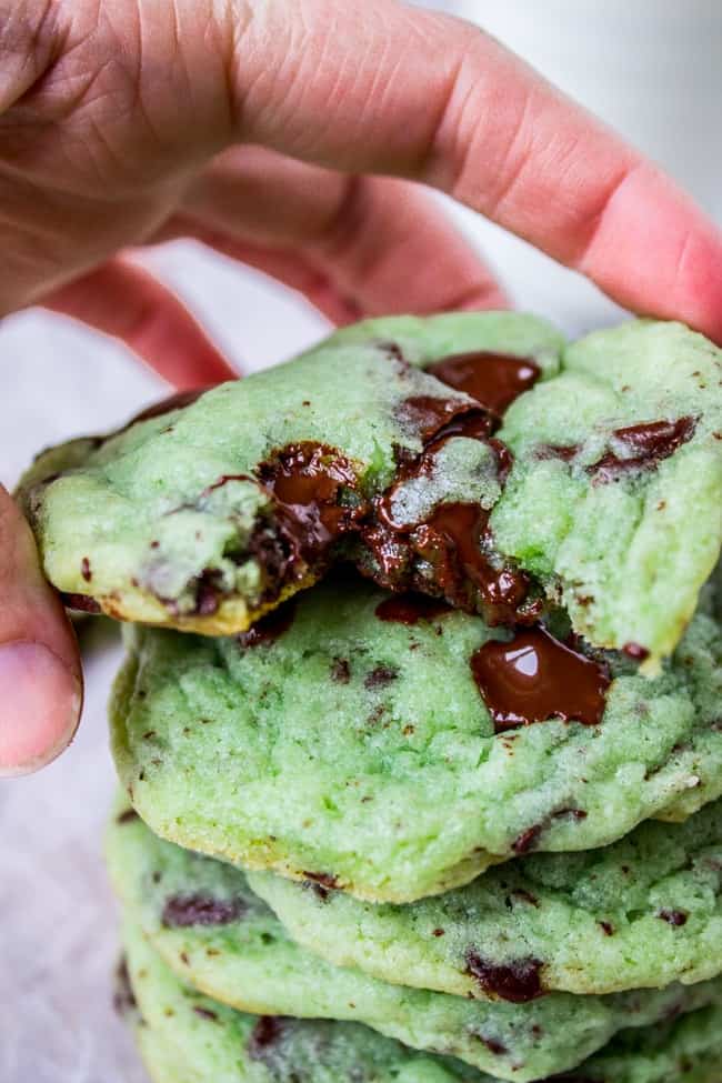 Mint No Bake Chocolate Protein Cookies 6 Steps Amazing