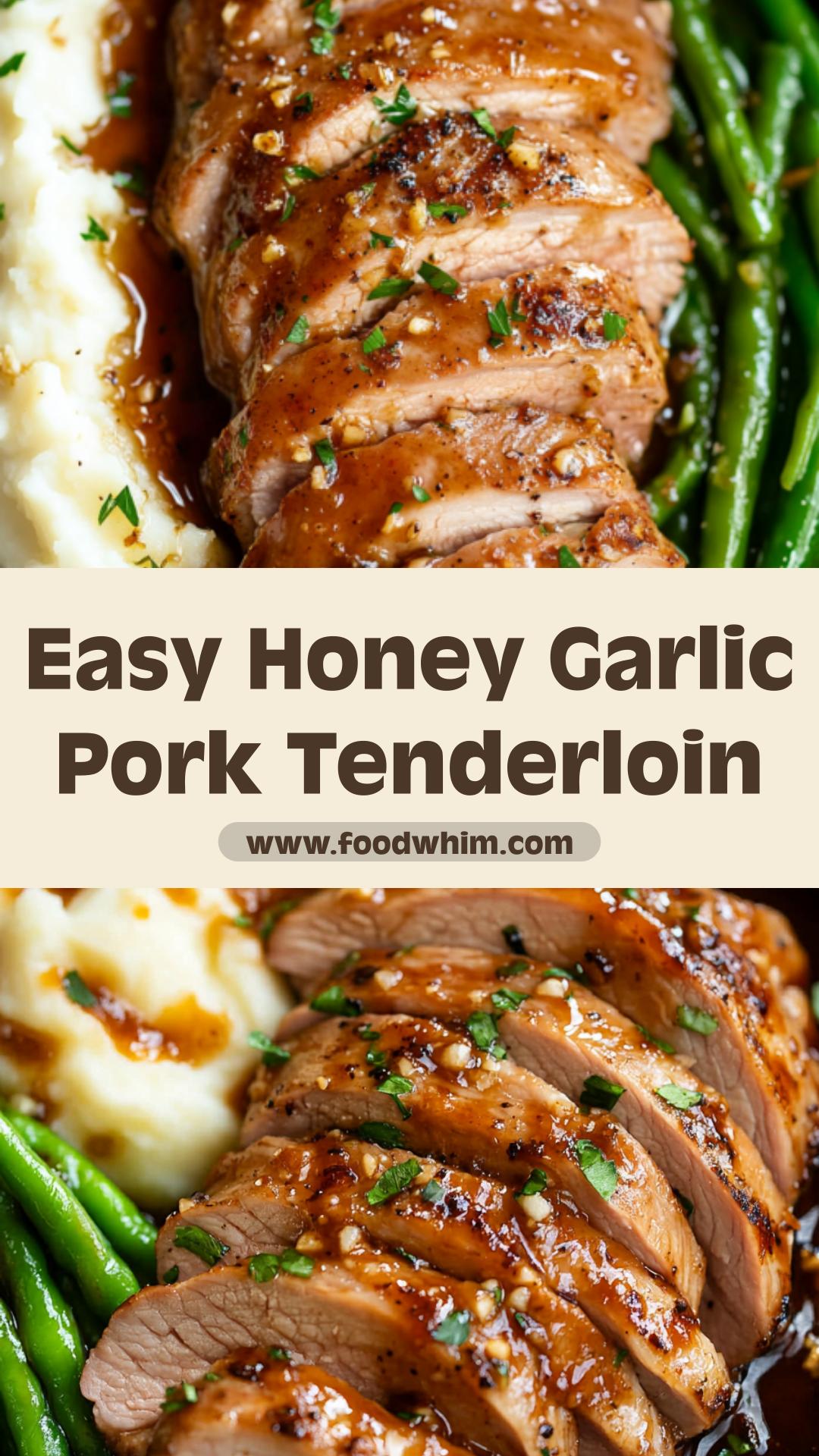 Honey Garlic Pork Tenderloin with Orange, Thyme, and Rosemary Glaze — pin 4