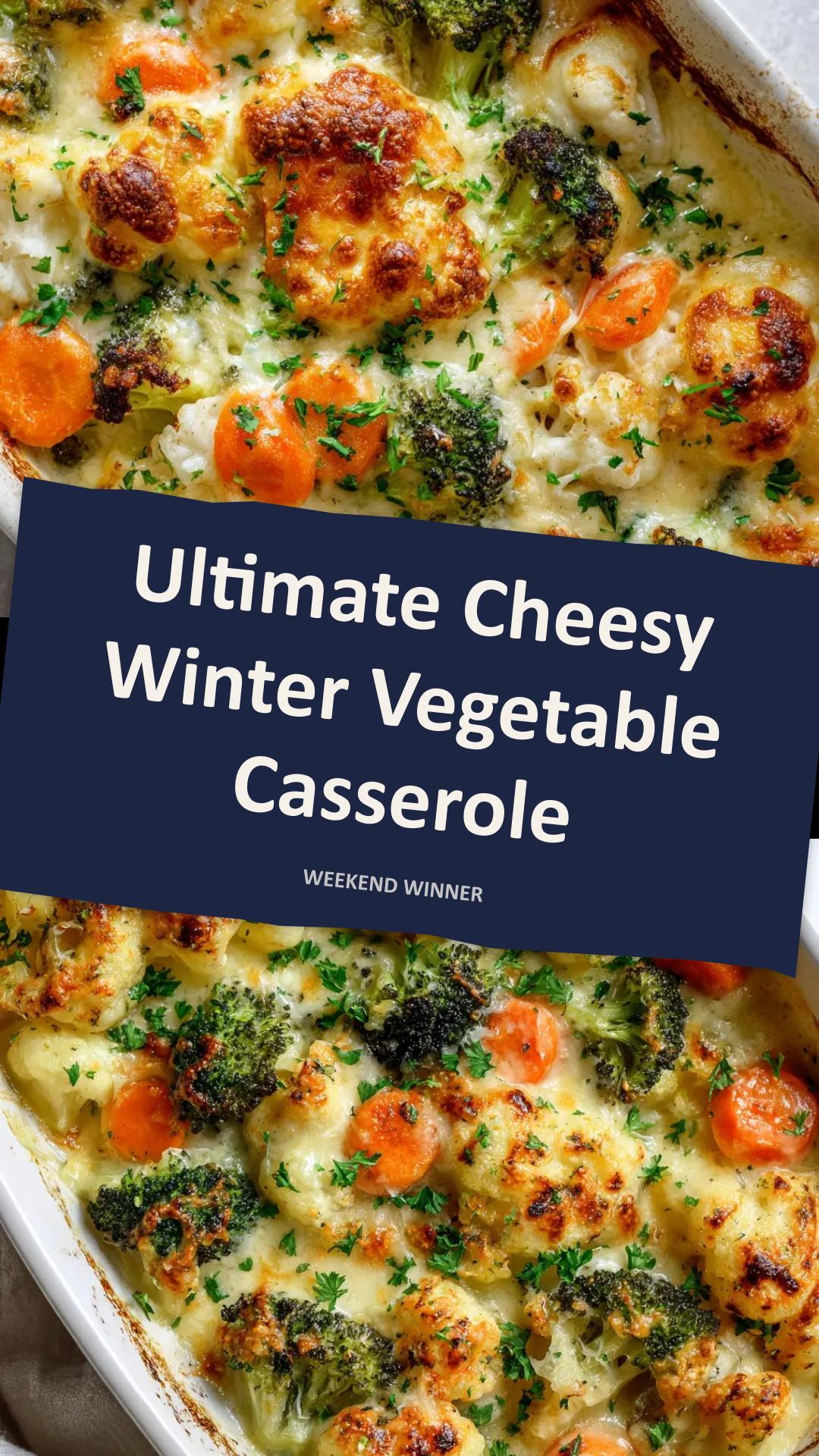 Cheesy Winter Vegetable Casserole with Cheddar and Gruyère — pin 2