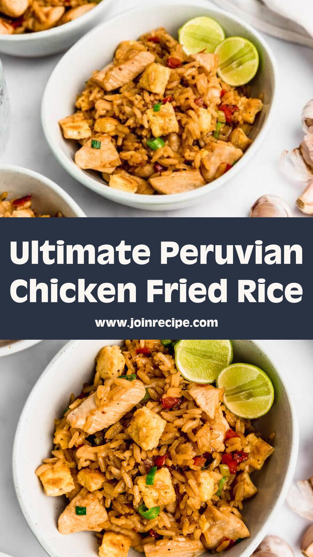 Peruvian Chicken Fried Rice (Arroz Chaufa) — pin 3