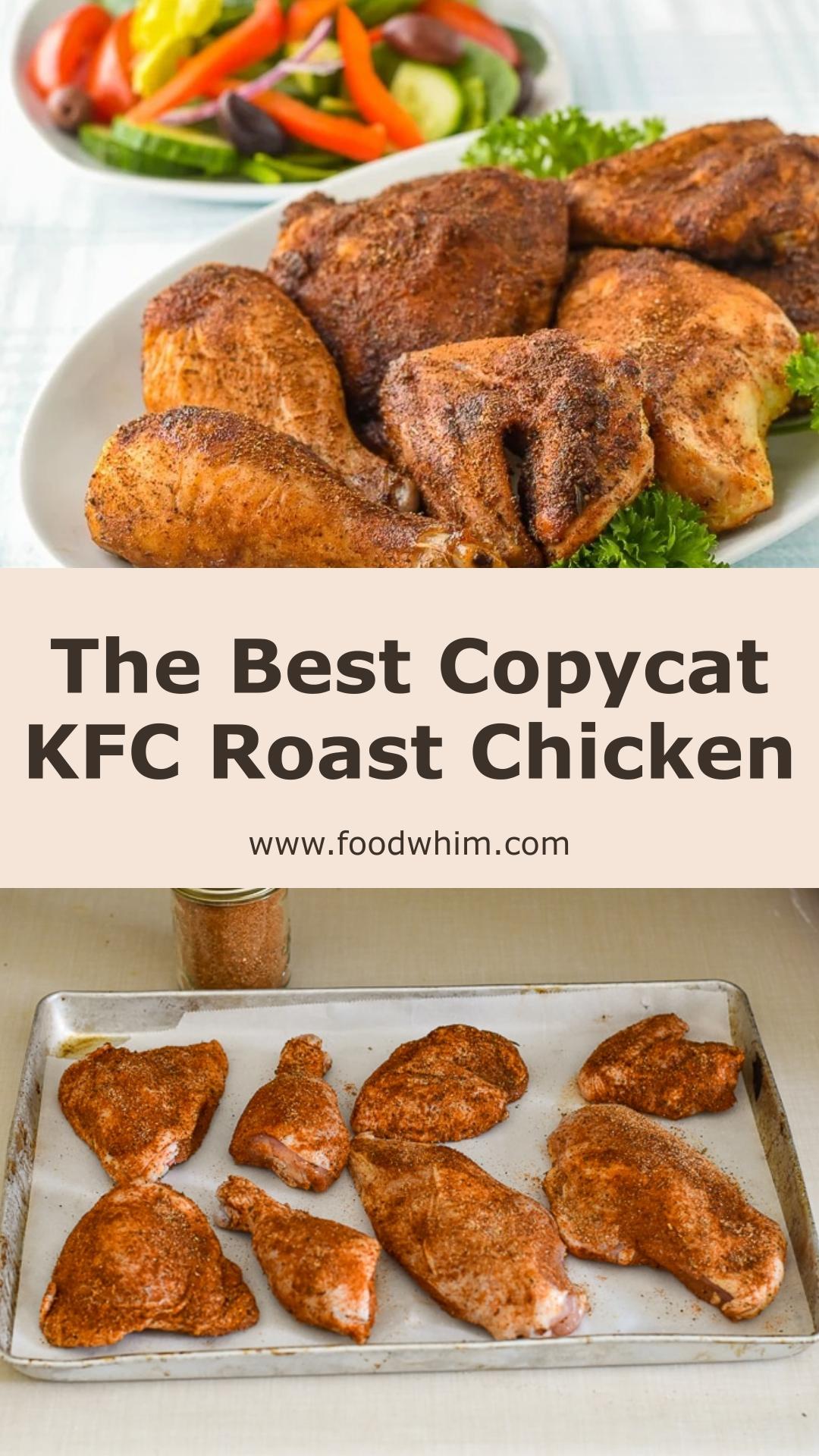 Copycat KFC Roast Chicken With Herbed Pepper Seasoning — pin 2