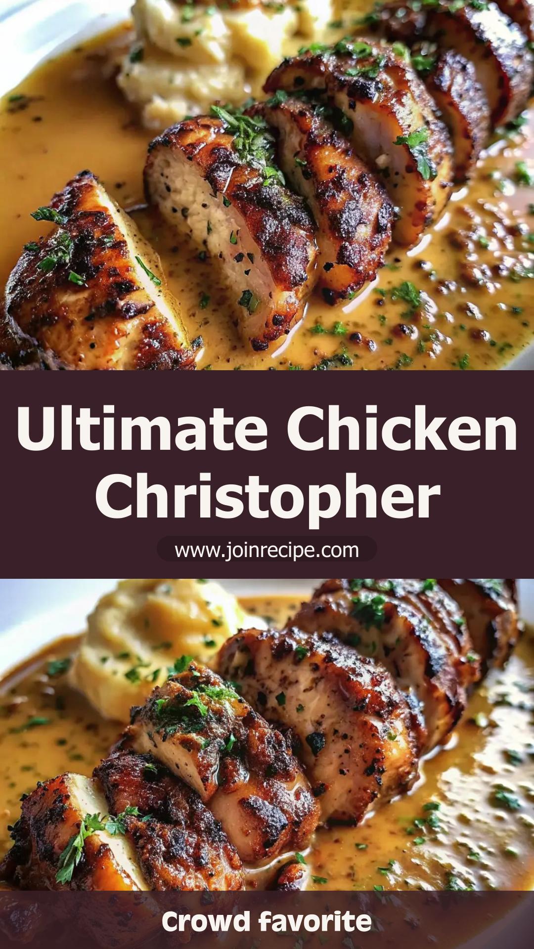 Morton’s Steakhouse Chicken Christopher with Crispy Chicken and Garlic Butter Sauce — pin 3