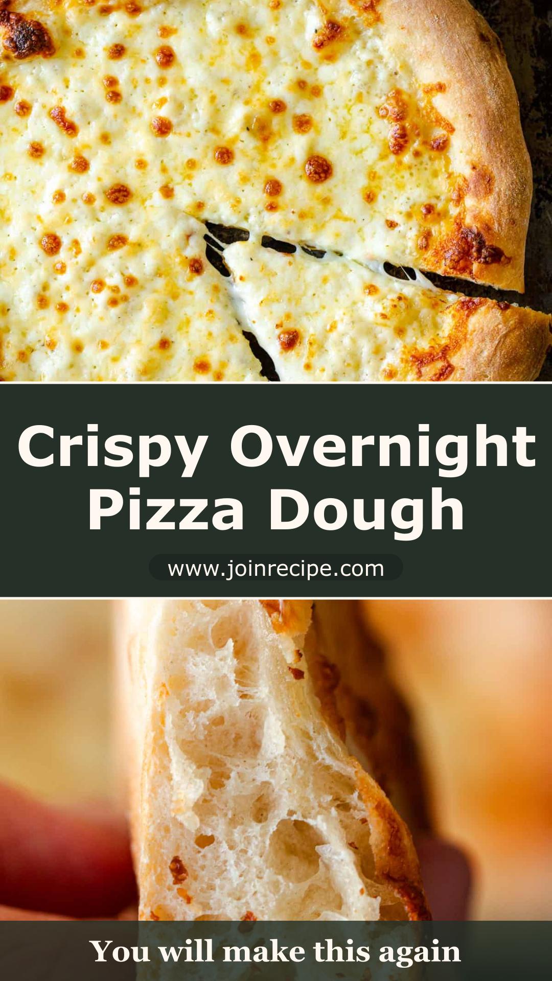 Overnight Pizza Dough: Crisp New York-Style Crust With Puffy Edges — pin 1