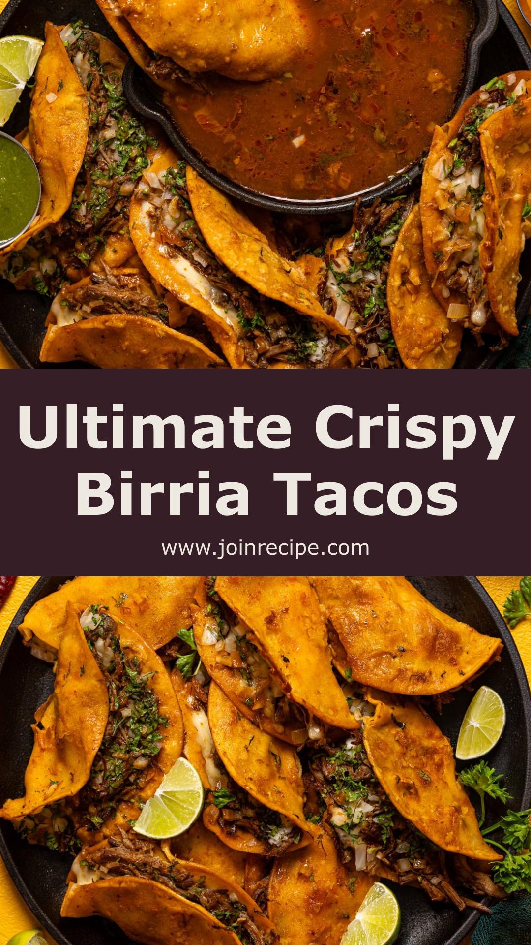 Birria Tacos with Crispy Corn Tortillas and Oaxaca Cheese — pin 5