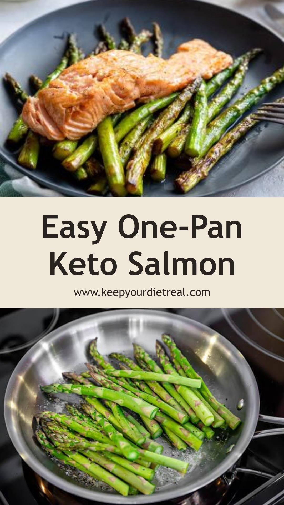 One-Pan Keto Salmon and Asparagus with Butter and Lemon — pin 2