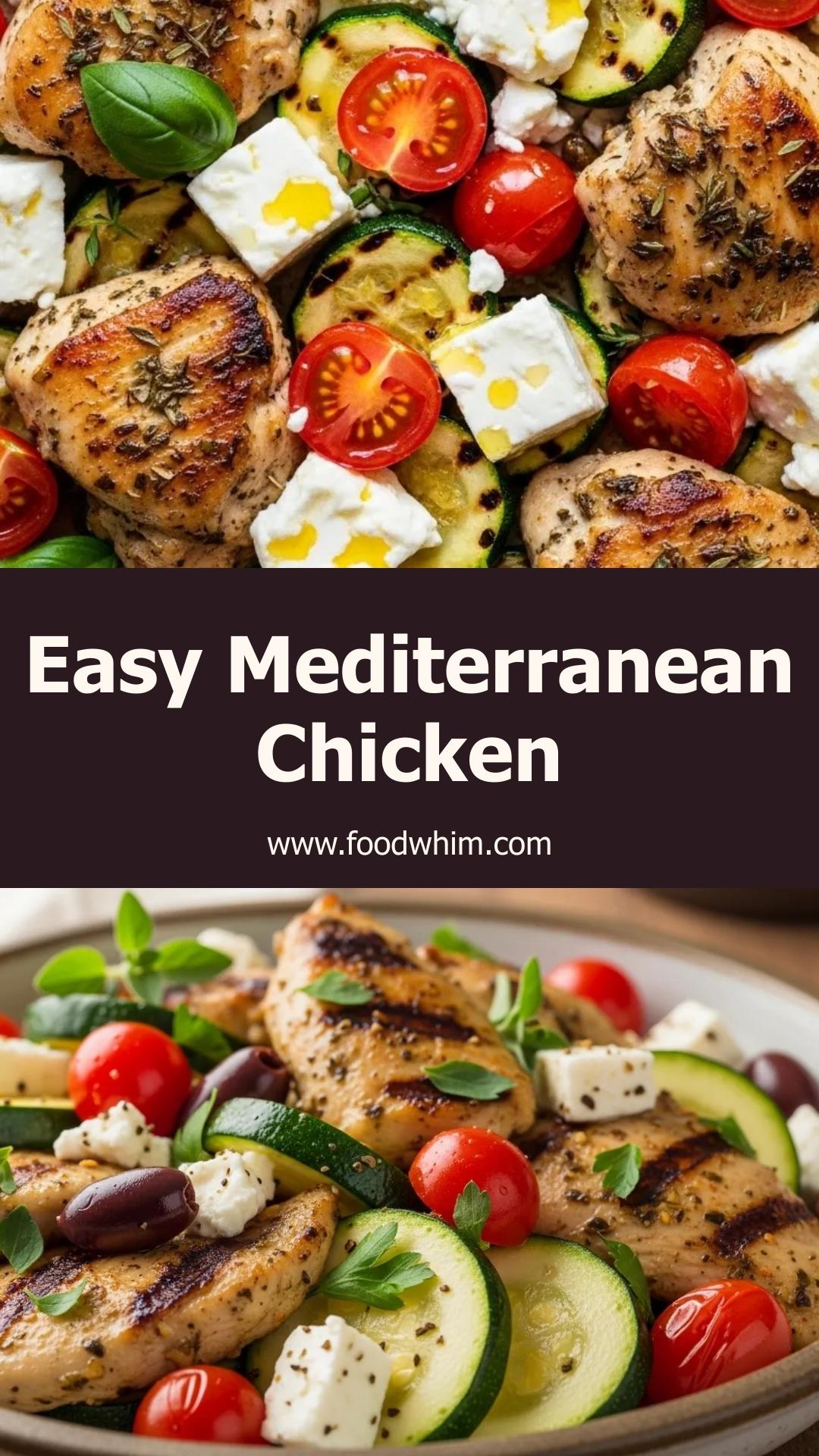 Mediterranean Chicken with Zucchini and Feta: A Simple Weeknight Delight — pin 2