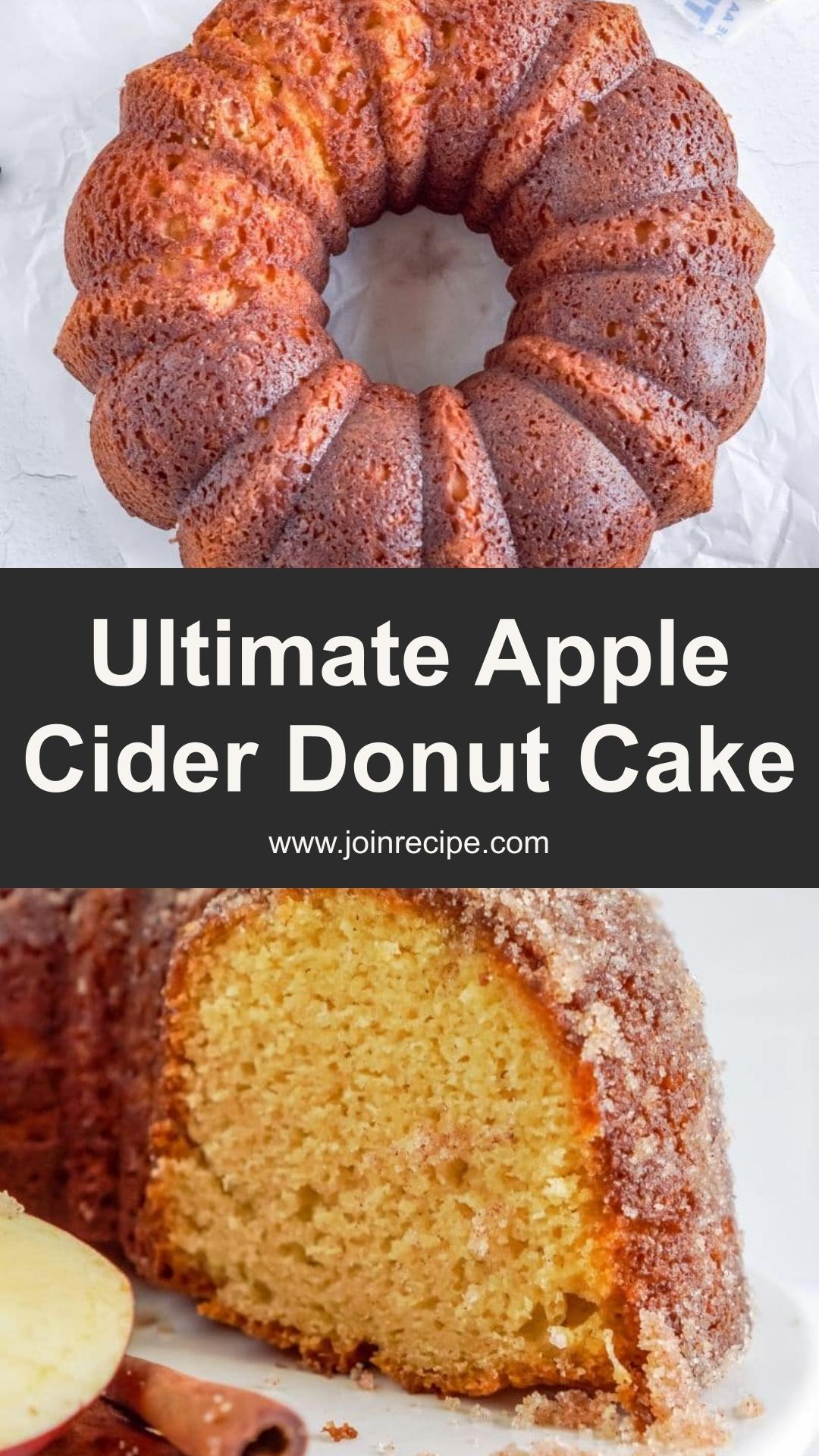 Apple Cider Donut Cake with Cinnamon-Sugar Topping — pin 2