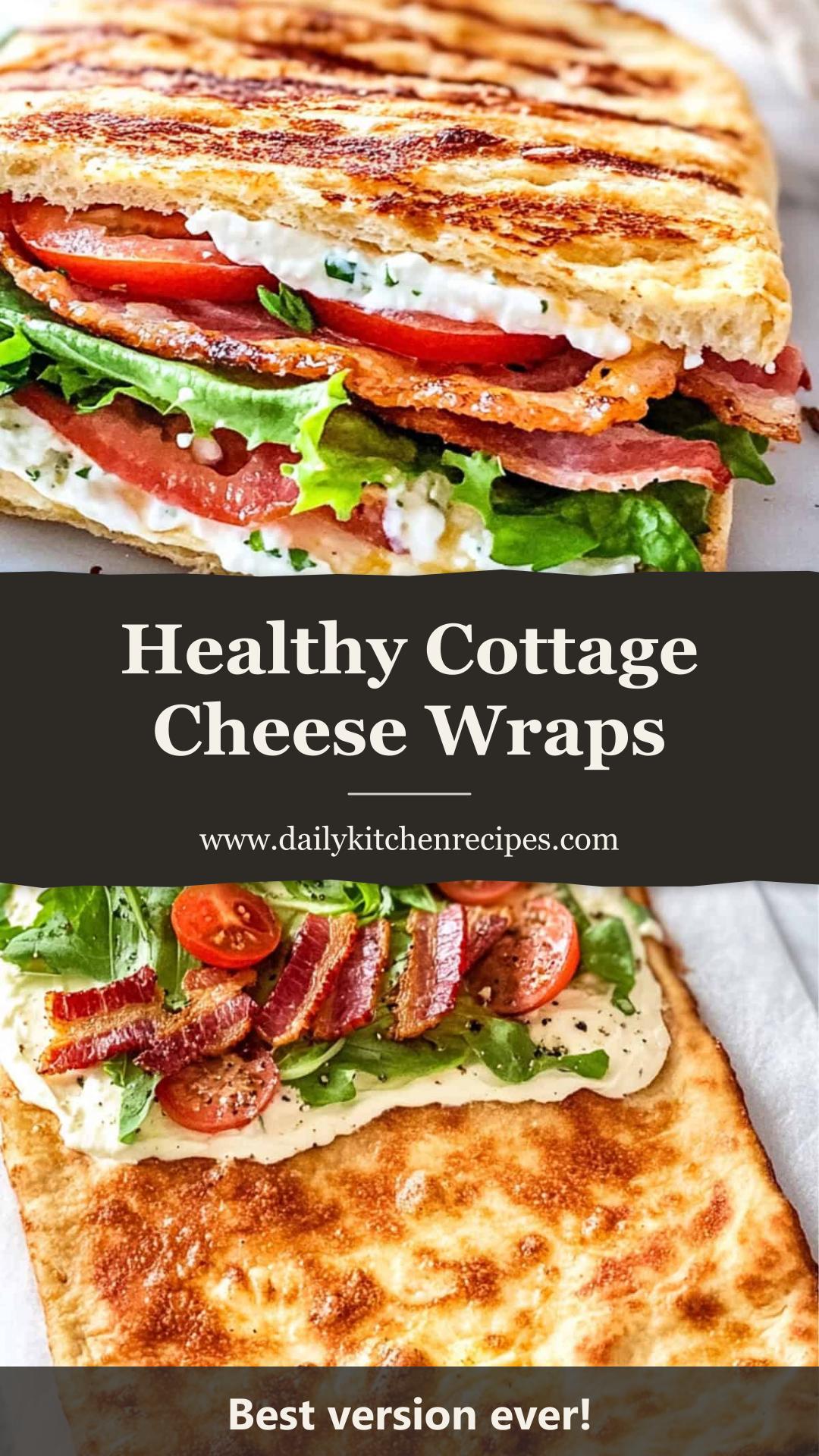 Cottage Cheese Wraps 5 Steps Easy Delicious — pin 4
